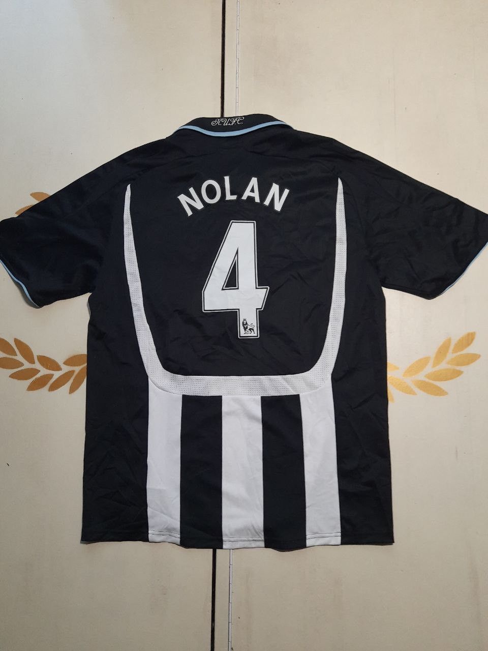 Adidas × Vintage Adidas Newcastle United Jersey #4 Nolan 2008-2009 Size US L / EU 52-54 / 3 - 9 Thumbnail