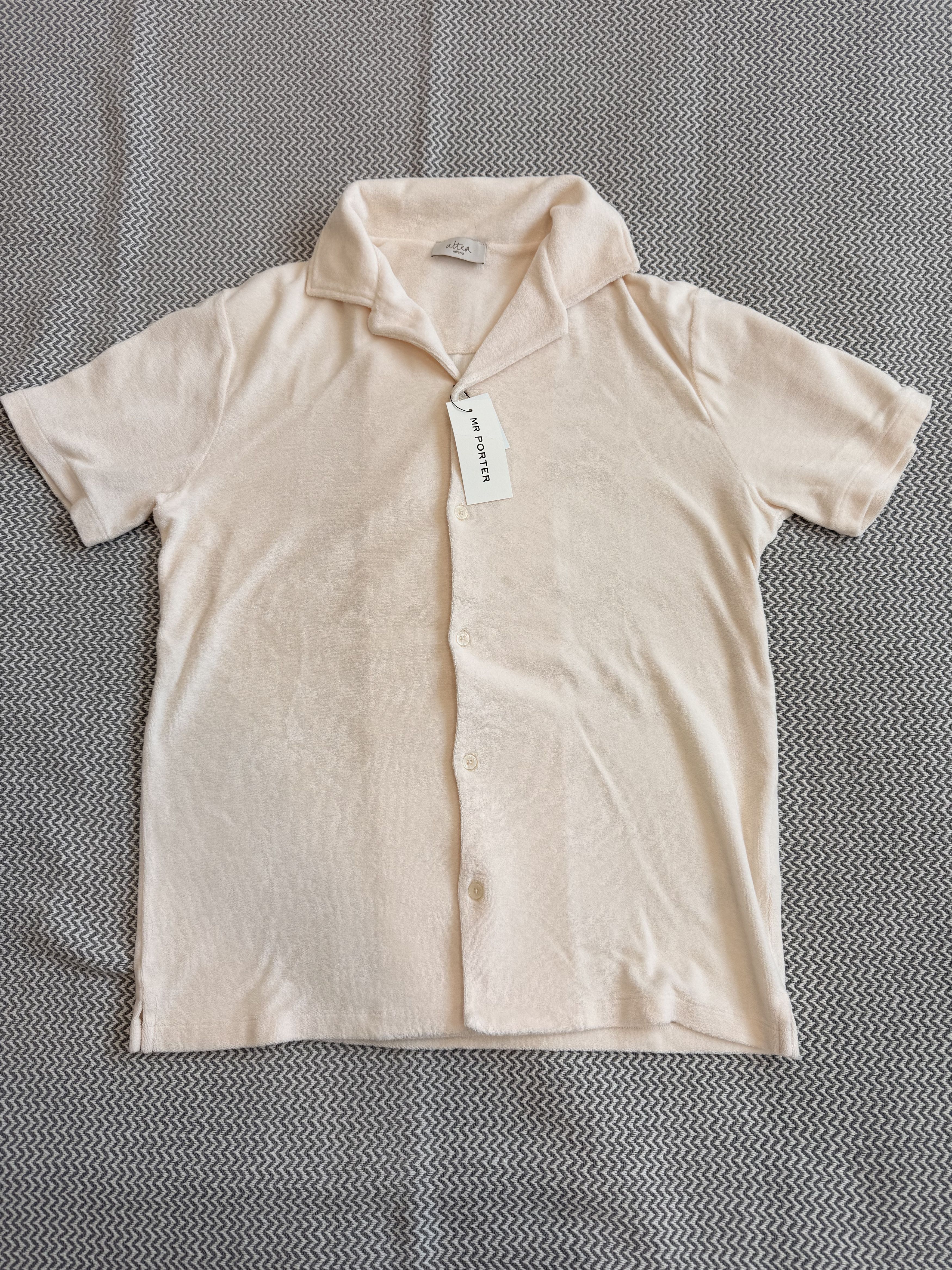 Altea Jersey Cotton Camp Shirt Size US S / EU 44-46 / 1 - 1 Thumbnail