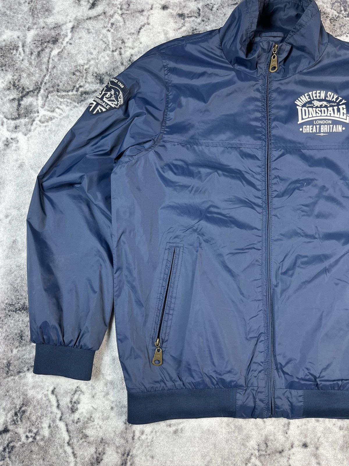 Lonsdale Vintage Lonsdale Nylon Track Jacket XXL Size US XXL / EU 58 / 5 - 2 Thumbnail