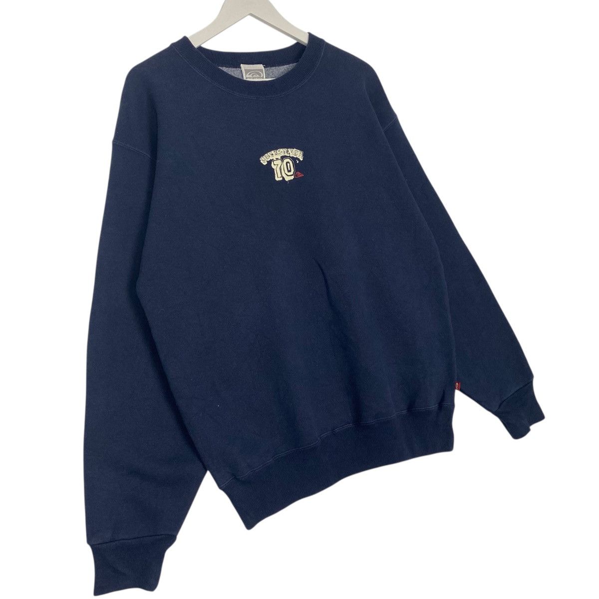 Other Vintage 90s Quiksilver Sweatshirt Crewneck Navy Blue SizeL Size US L / EU 52-54 / 3 - 3 Thumbnail