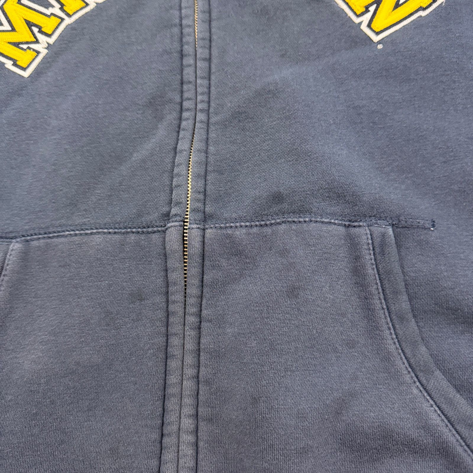 Vintage Michigan Wolverines Full Zip Sweatshirt Mens Extra Large Size US XL / EU 56 / 4 - 4 Thumbnail