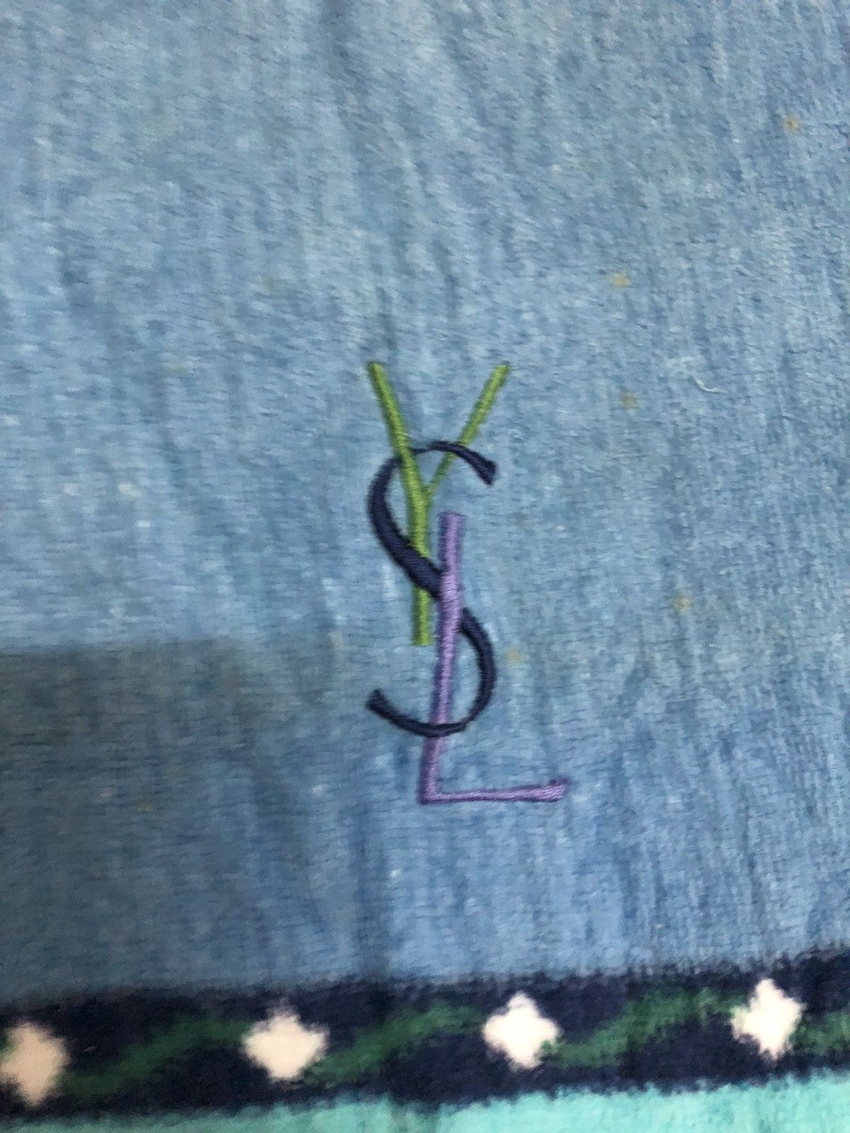 Japanese Brand × Vintage × Yves Saint Laurent Vintage Yves Saint Laurent Ysl Towel Size ONE SIZE - 3 Thumbnail