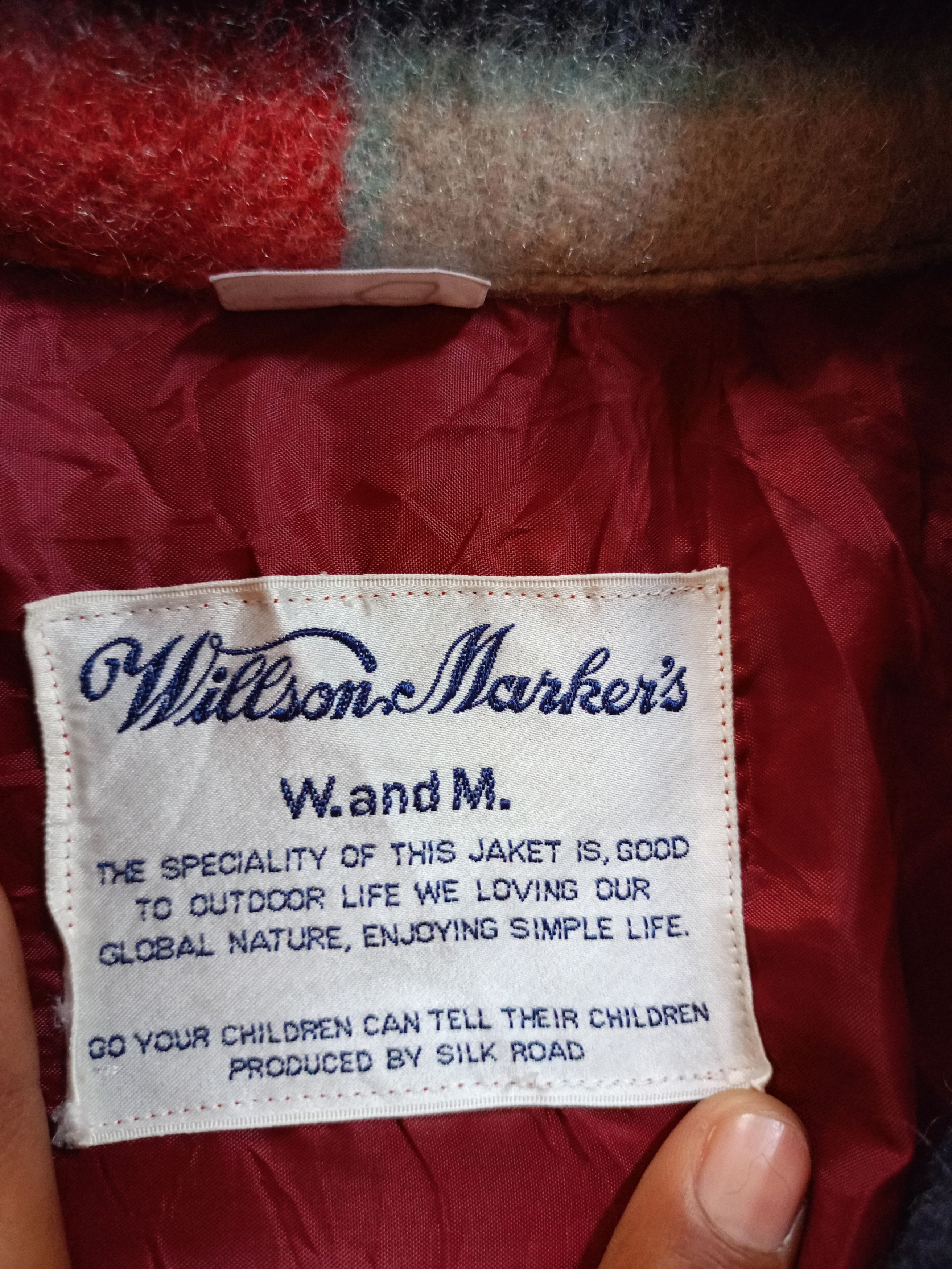 Flannel × Japanese Brand × Vintage Vintage Willson Markers Flannel Jacket Size US L / EU 52-54 / 3 - 7 Thumbnail