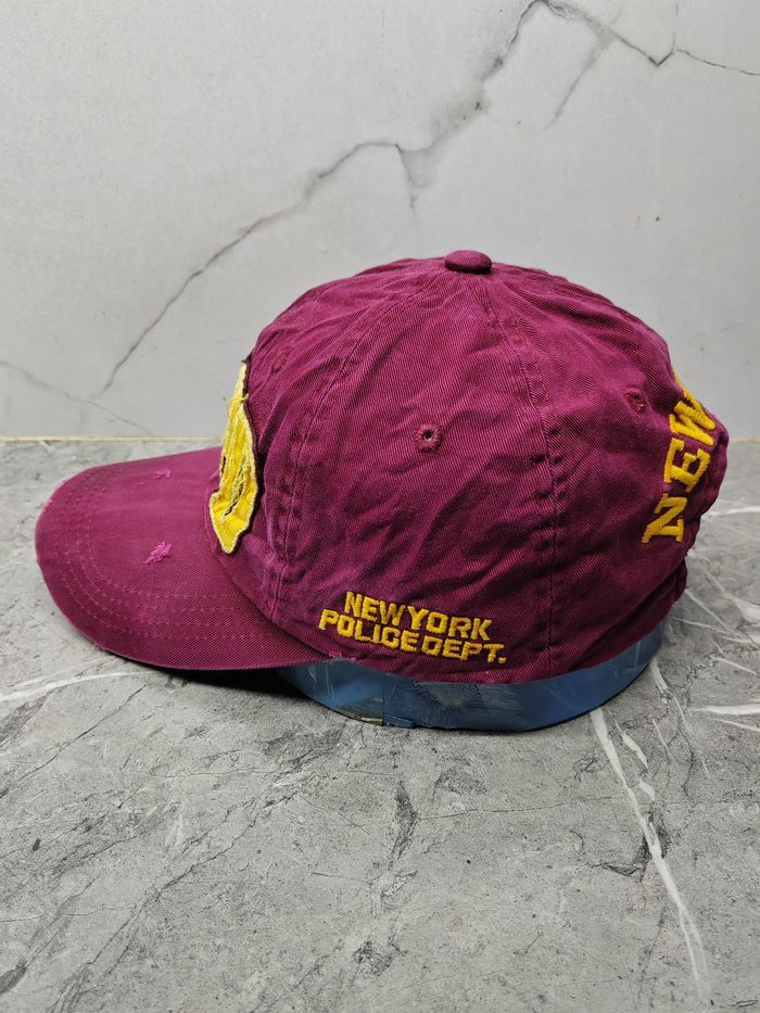 Japanese Brand Vintage NYPD Distressed Style Cap Hat Size ONE SIZE - 4 Thumbnail