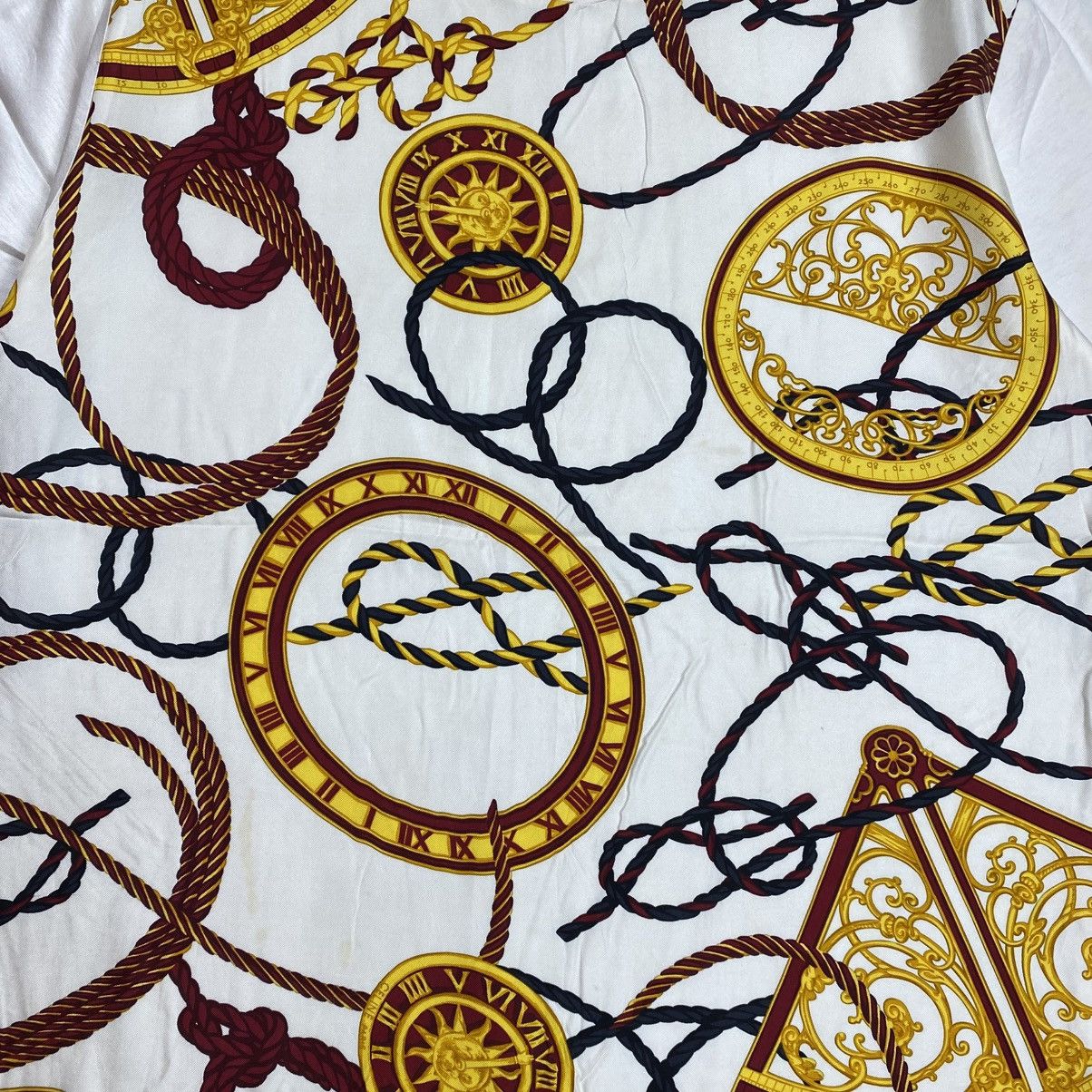 Celine Celine Mix Match Logo Pattern Silk Shorts Sleeve Shirts Size US M / EU 48-50 / 2 - 12 Thumbnail