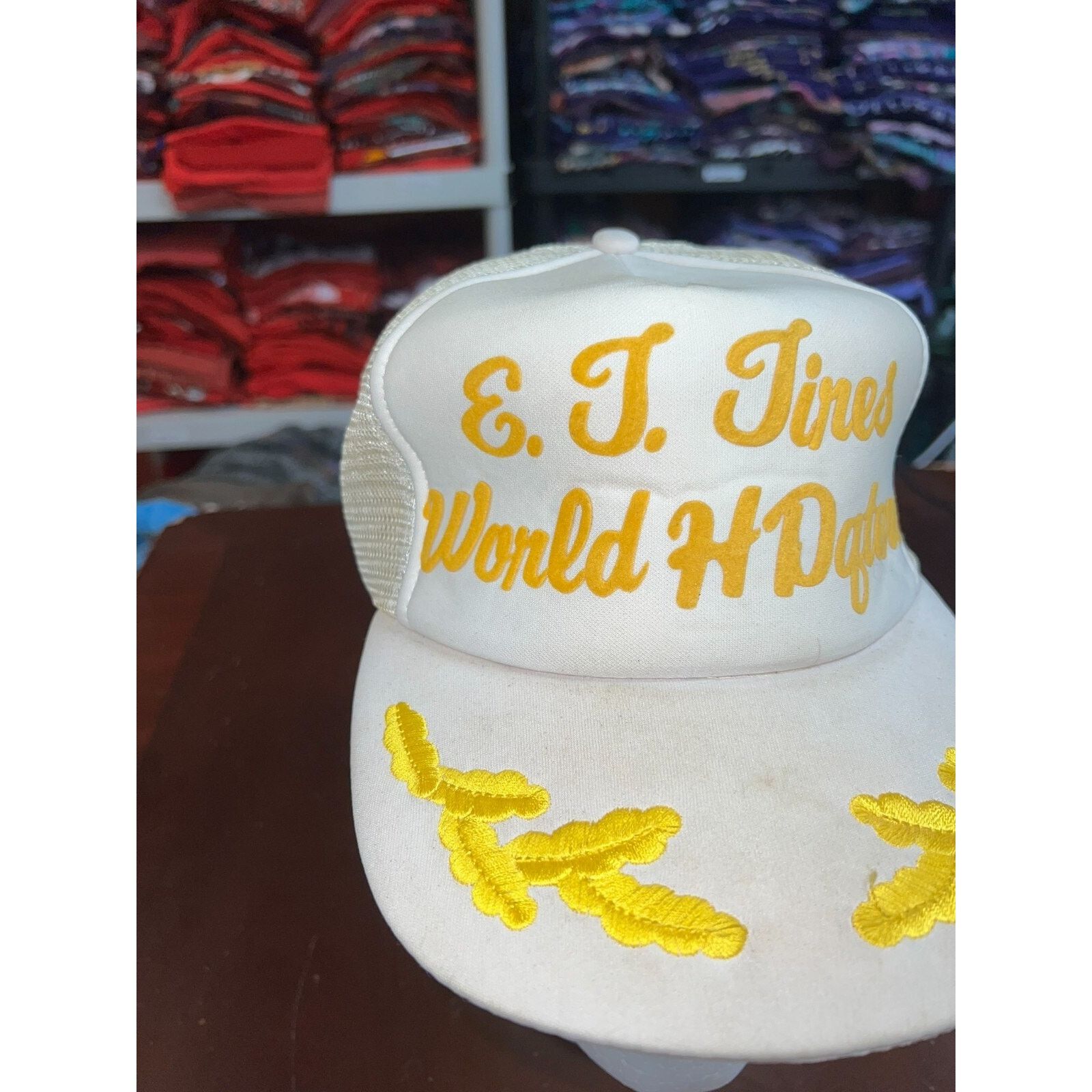 Vintage Vintage Scrambled Egg Hat Snapback Trucker Headquarters Size ONE SIZE - 2 Thumbnail