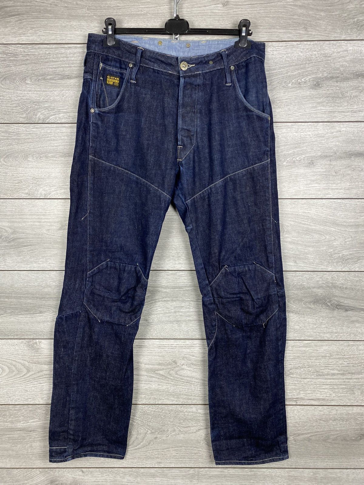 G-Star Mens G-Star Raw 3D Dimension Tapered Denim Flared Pants Size US 34 / EU 50 - 1 Thumbnail
