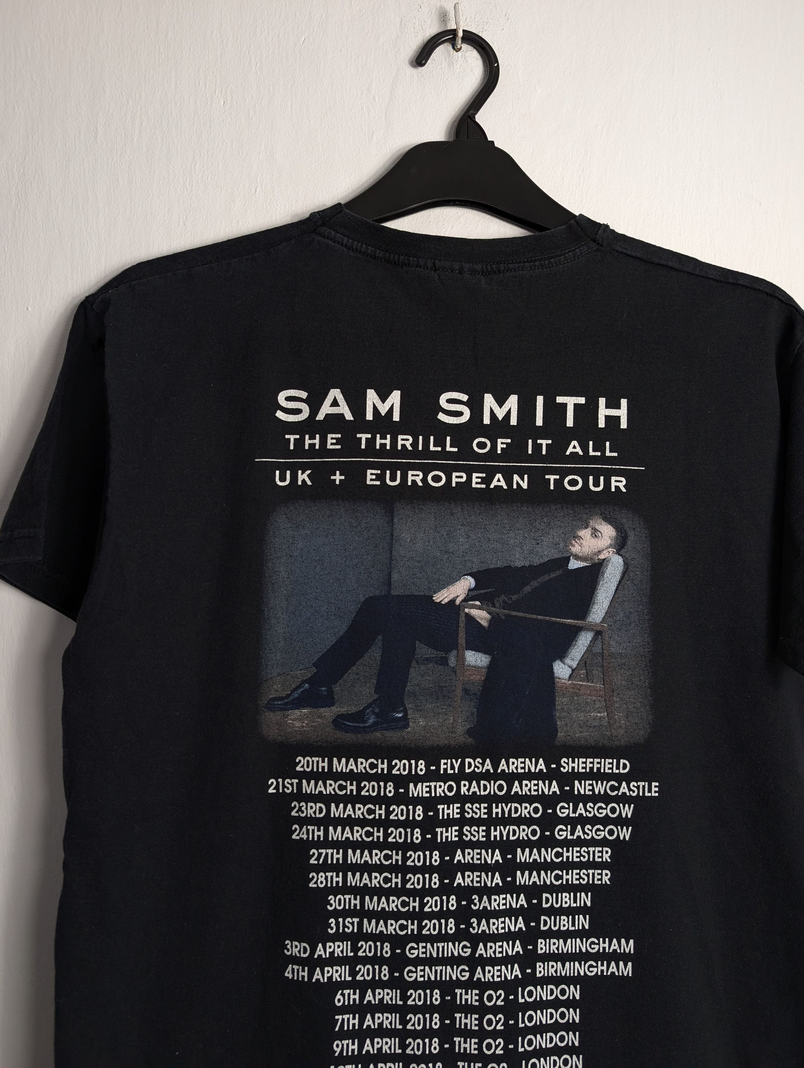 Band Tees Sam Smith 2018 Tour Europe Concert Merch Size US M / EU 48-50 / 2 - 2 Thumbnail