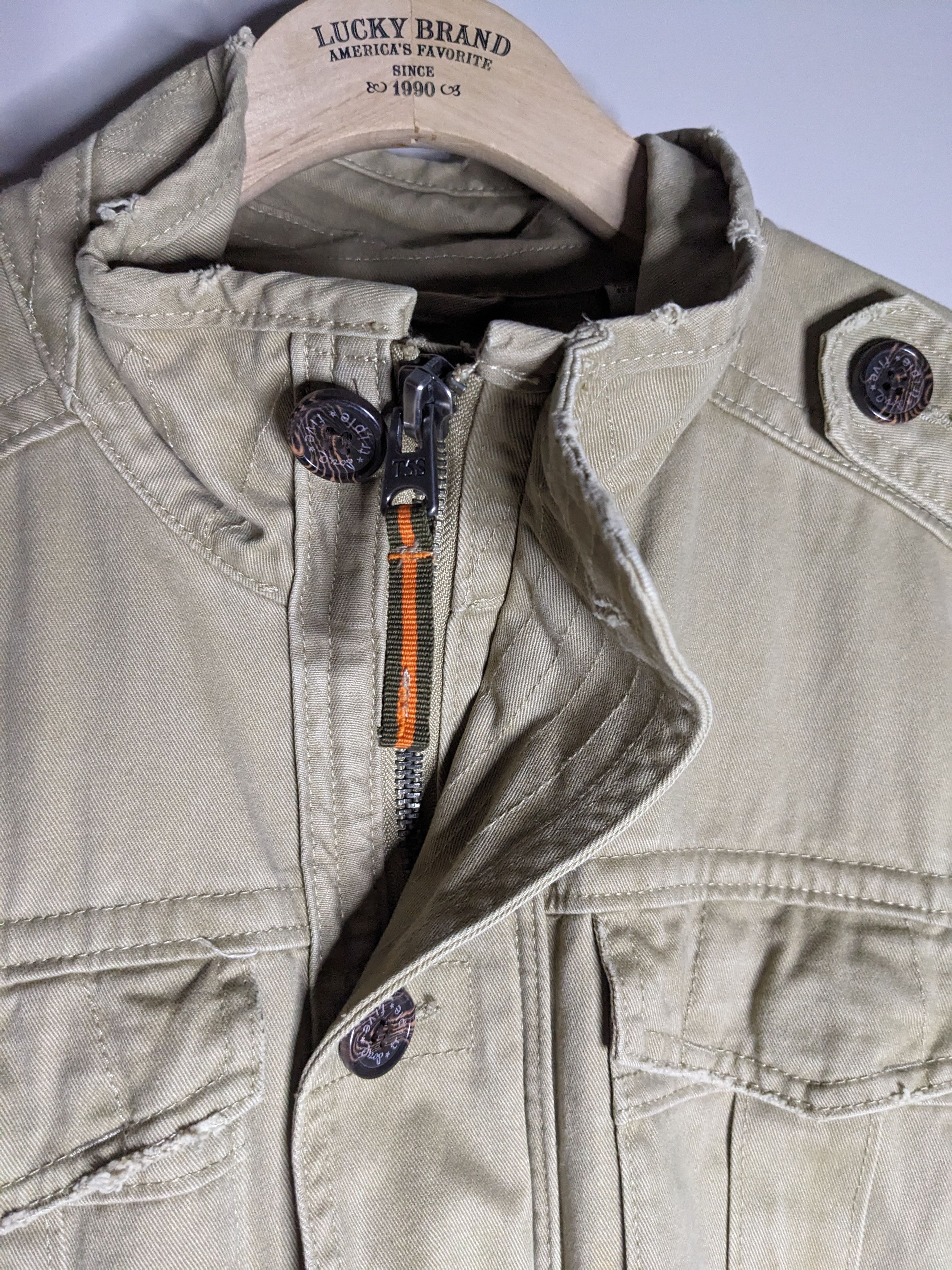 Triple 5 Soul VTG Triple Five Soul Military Field Jacket Large Canvas Y2K Size US L / EU 52-54 / 3 - 6 Thumbnail