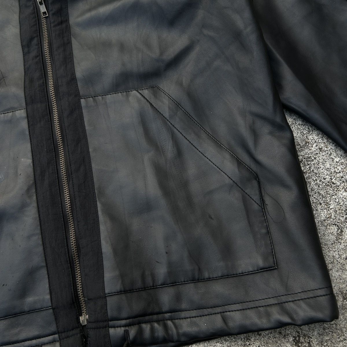Japanese Brand × Vintage vintage Soggetto Leather Jacket Hoodie Nice details Size US S / EU 44-46 / 1 - 11 Thumbnail