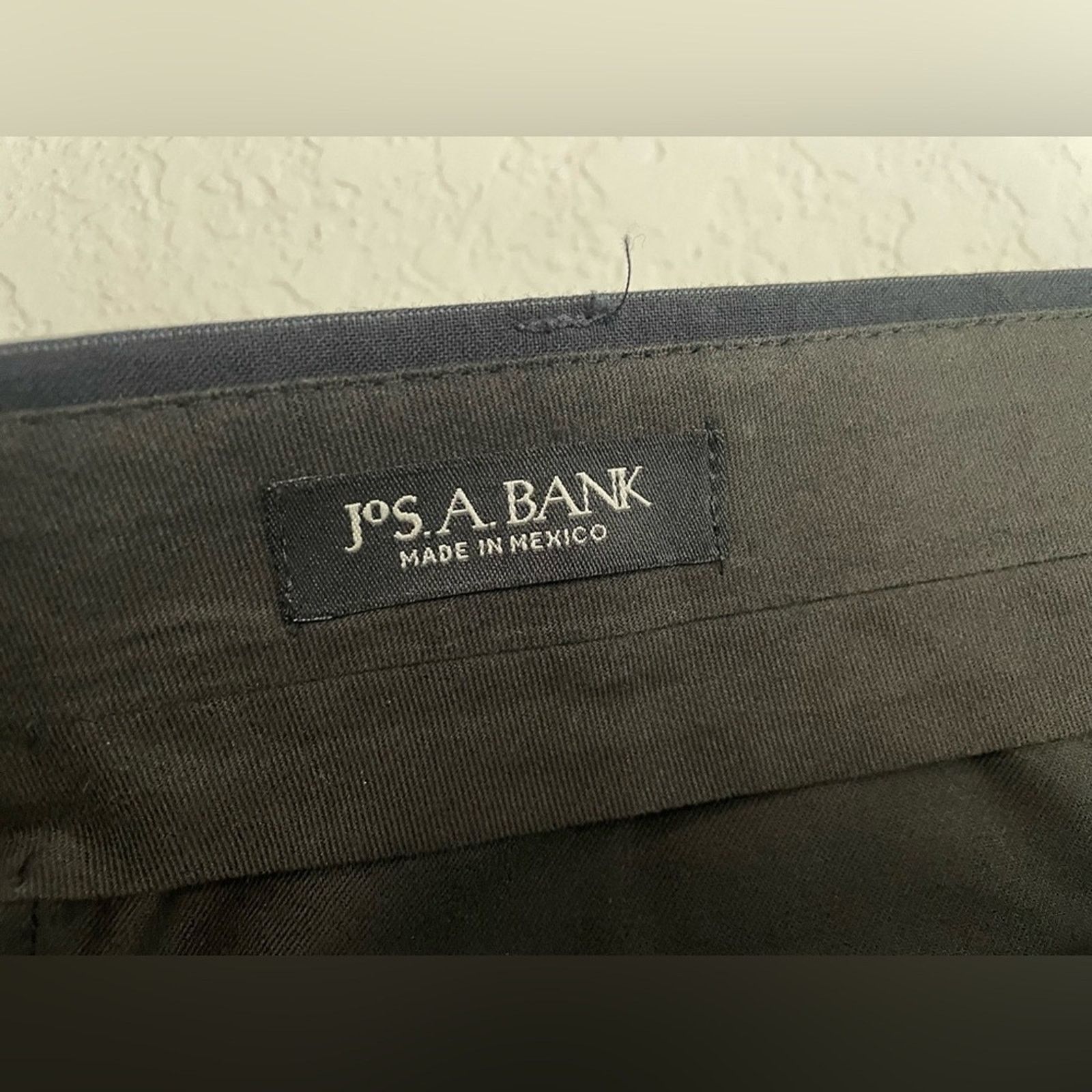 Jos. A. Bank Jos A Bank Big and Tall Fit Gray Pinstripe Suit 40 Long Size 40L - 13 Thumbnail
