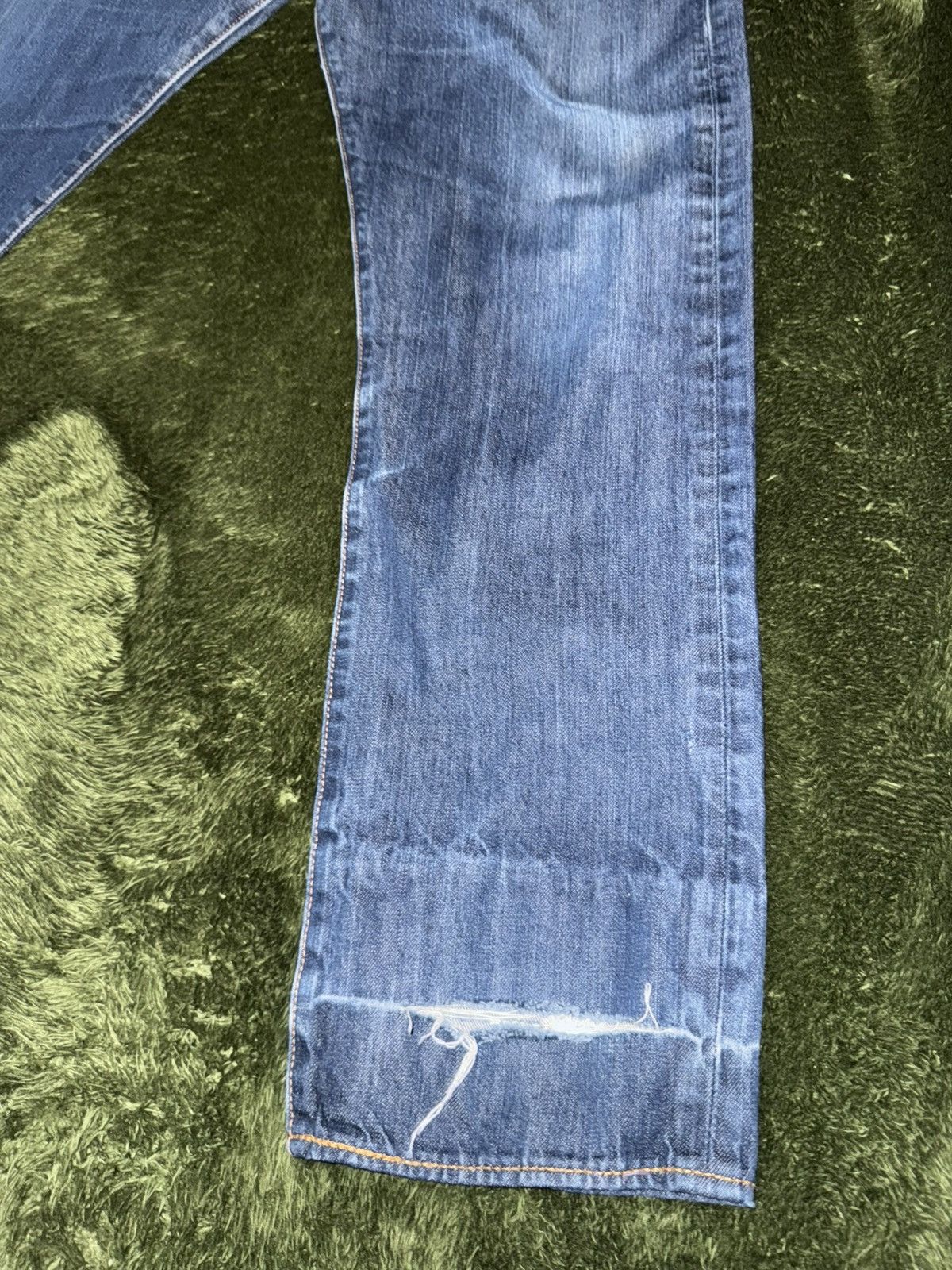 Levi's [W34/L32] Levi’s 501 Original Blank Tab Denim Pants Indigo Size US 34 / EU 50 - 7 Thumbnail