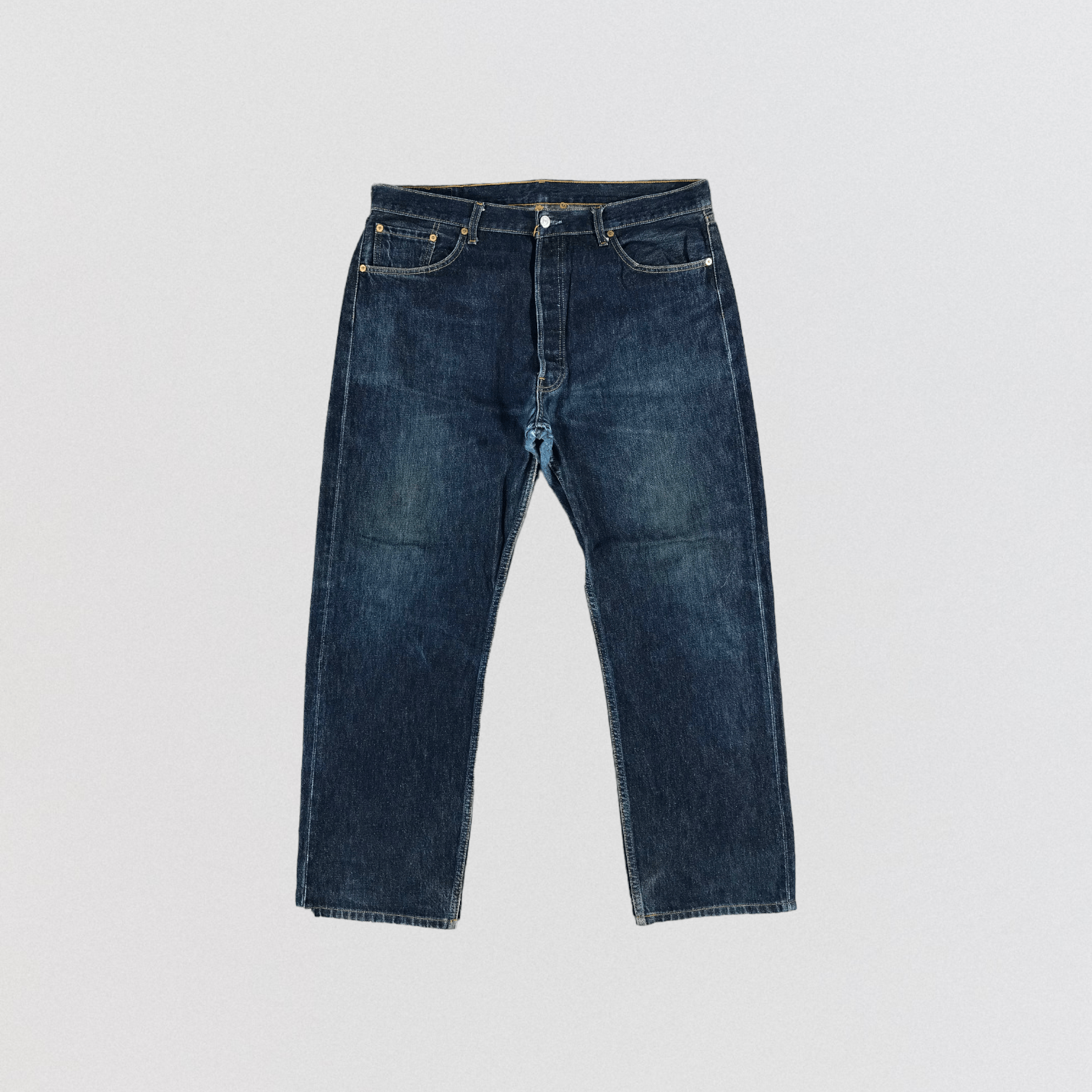 Levi's 90s Vintage Blue Wash Levis 501 Jeans-JM2717 Size US 39 - 1 Thumbnail