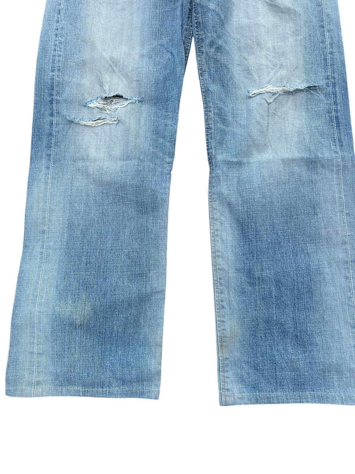 Japanese Brand × Kapital × Vintage Edwin Selvedge Distressed Denim Jeans Faded Size US 29 - 3 Thumbnail