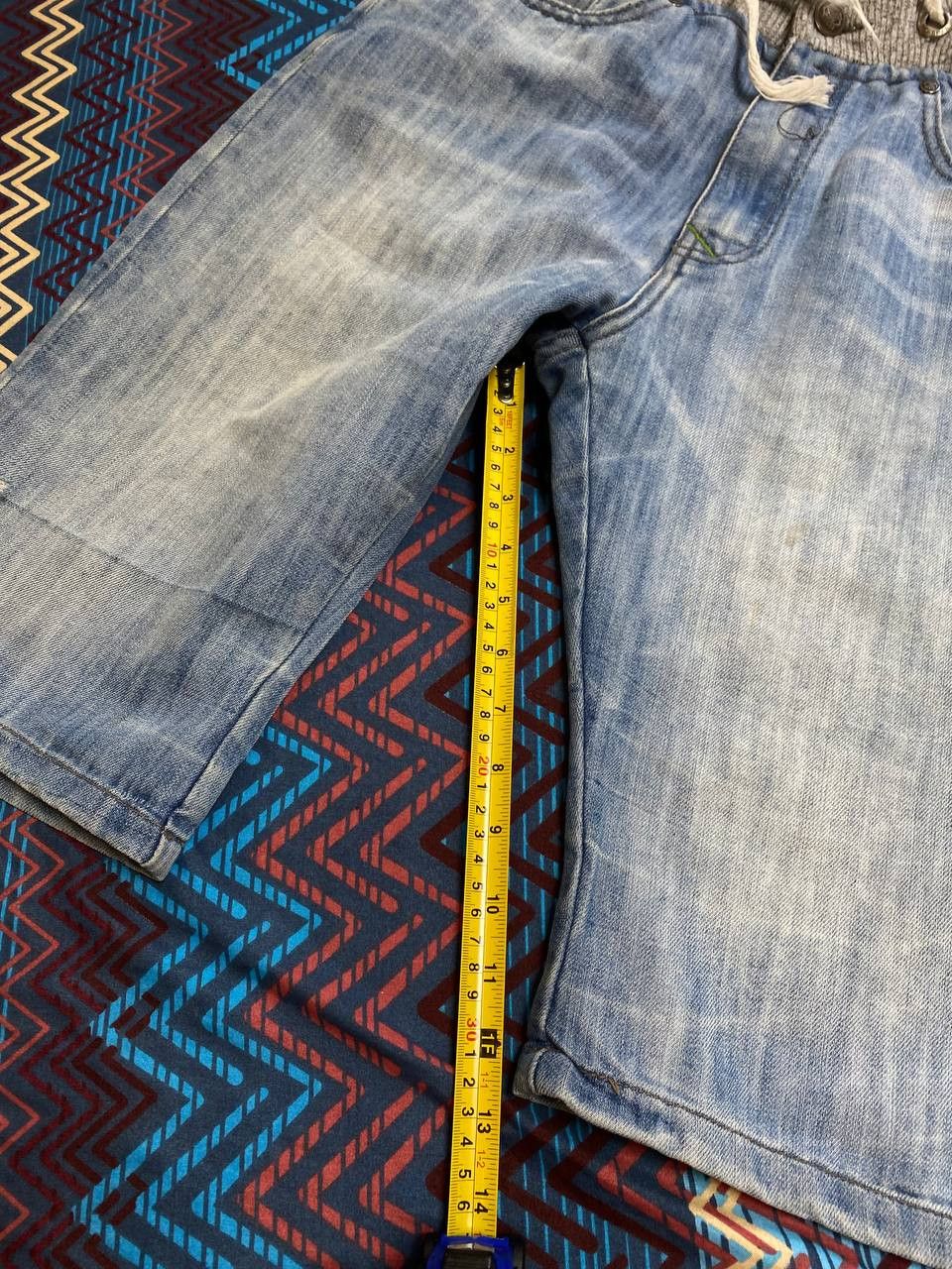 No Fear Denim Shorts jorts baggy cargo carpenter jnco style Size US 30 / EU 46 - 4 Thumbnail