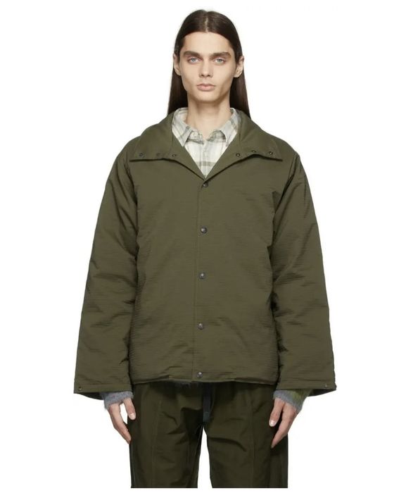 South2 West8 Banded Collar Ripstop Jacket | Grailed