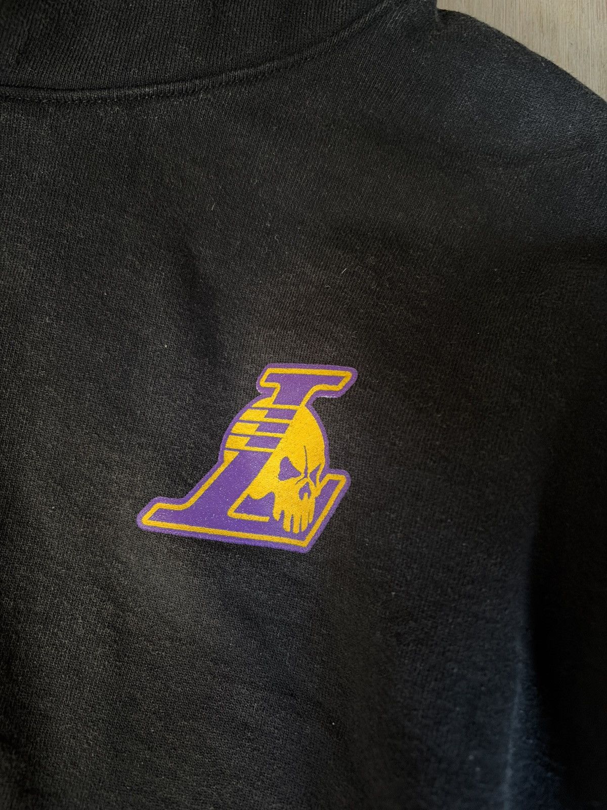NBA × Warren Lotas Warren Lotas Lakers Heavyweight Hoodie - Black Size US M / EU 48-50 / 2 - 4 Thumbnail