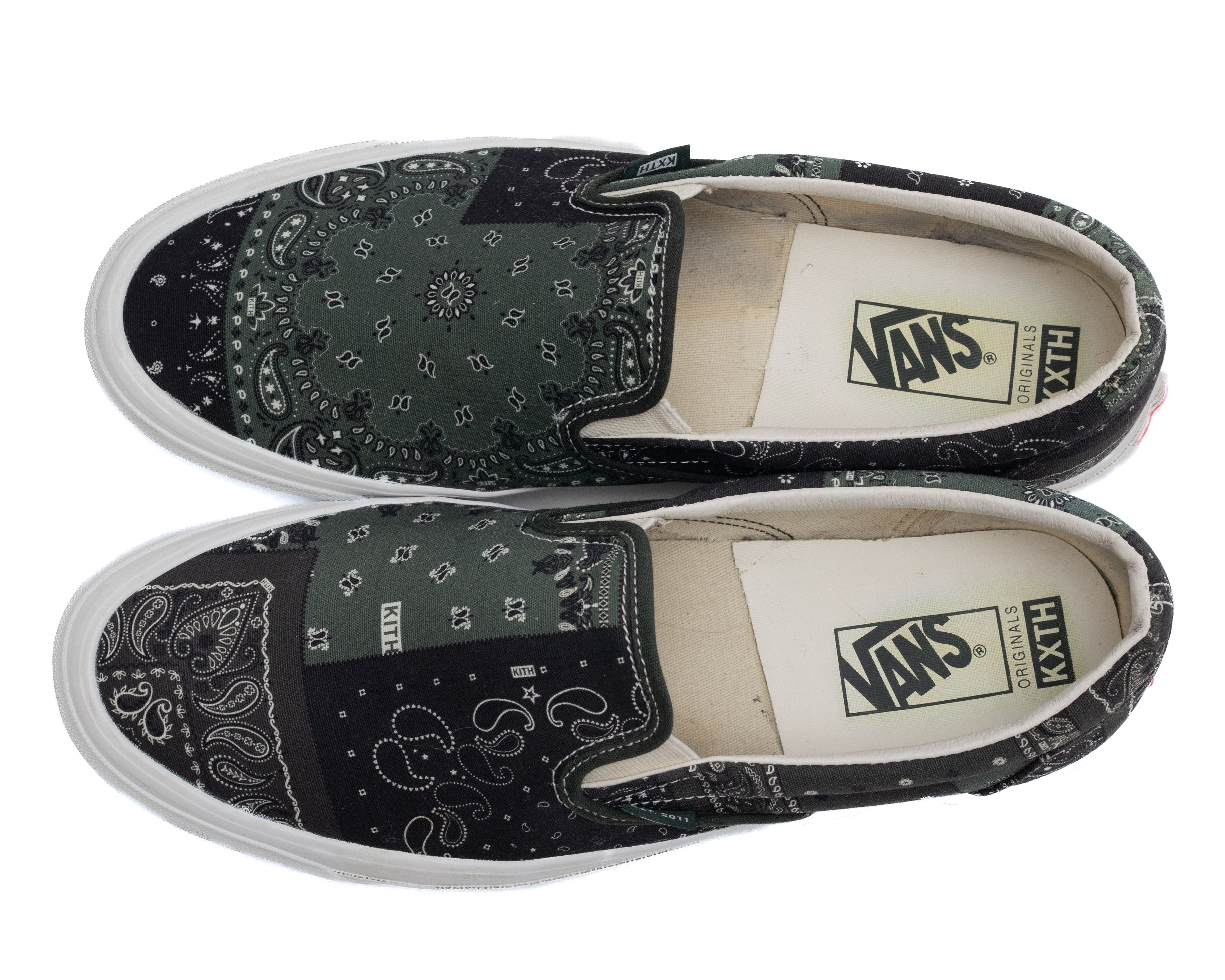 Kith × Vans VANS VAULT X KITH OG Slip-On Bandana Size US 12 / EU 45 - 9 Thumbnail