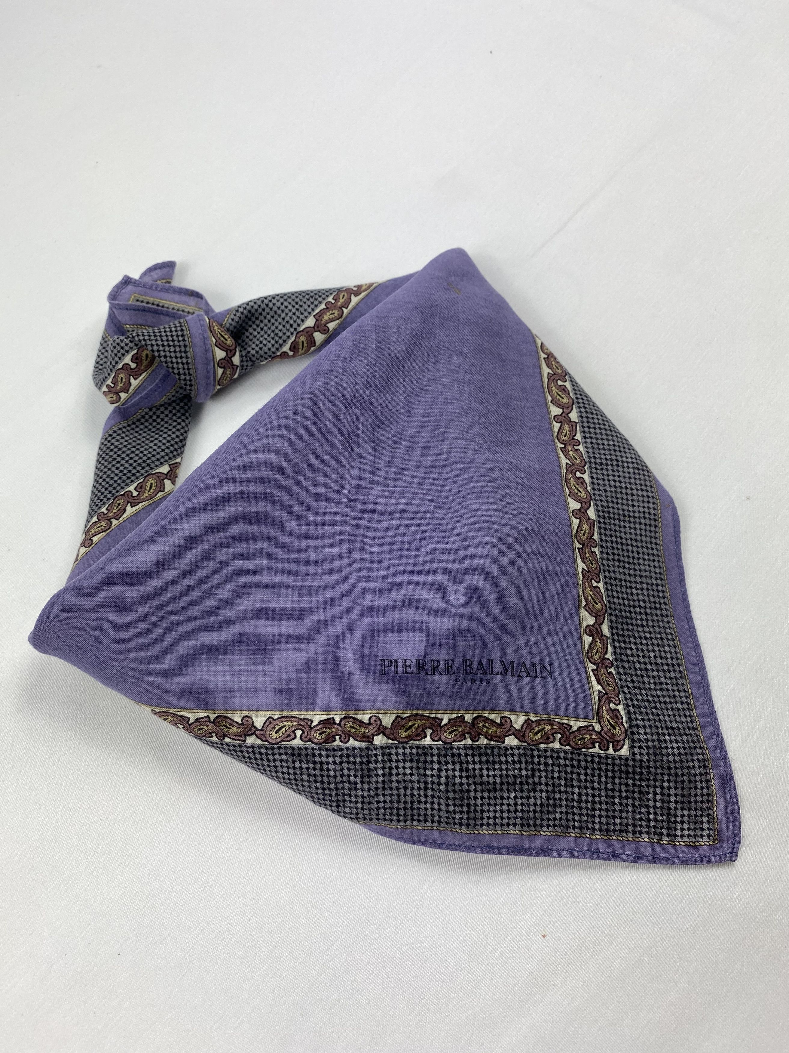 Pierre Balmain × Vintage Pierre Balmain Handkerchief / Bandana / Neckerchief Size ONE SIZE - 2 Thumbnail