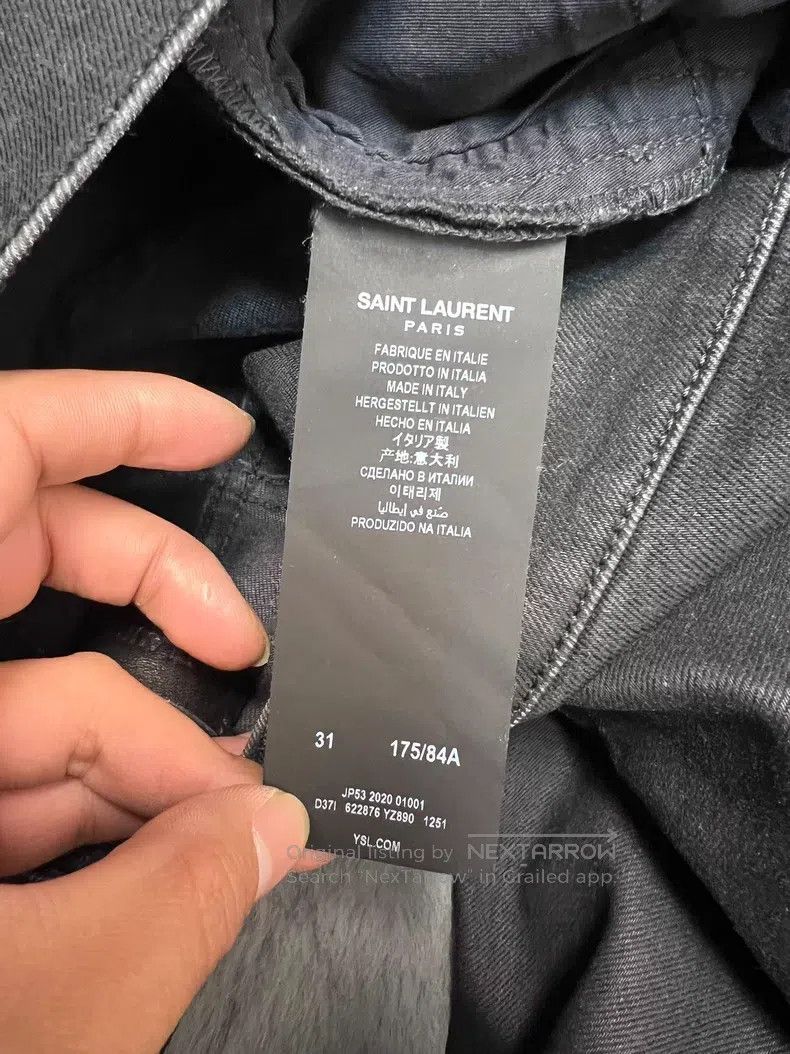 Saint Laurent Paris #REF! Size US 31 - 4 Thumbnail