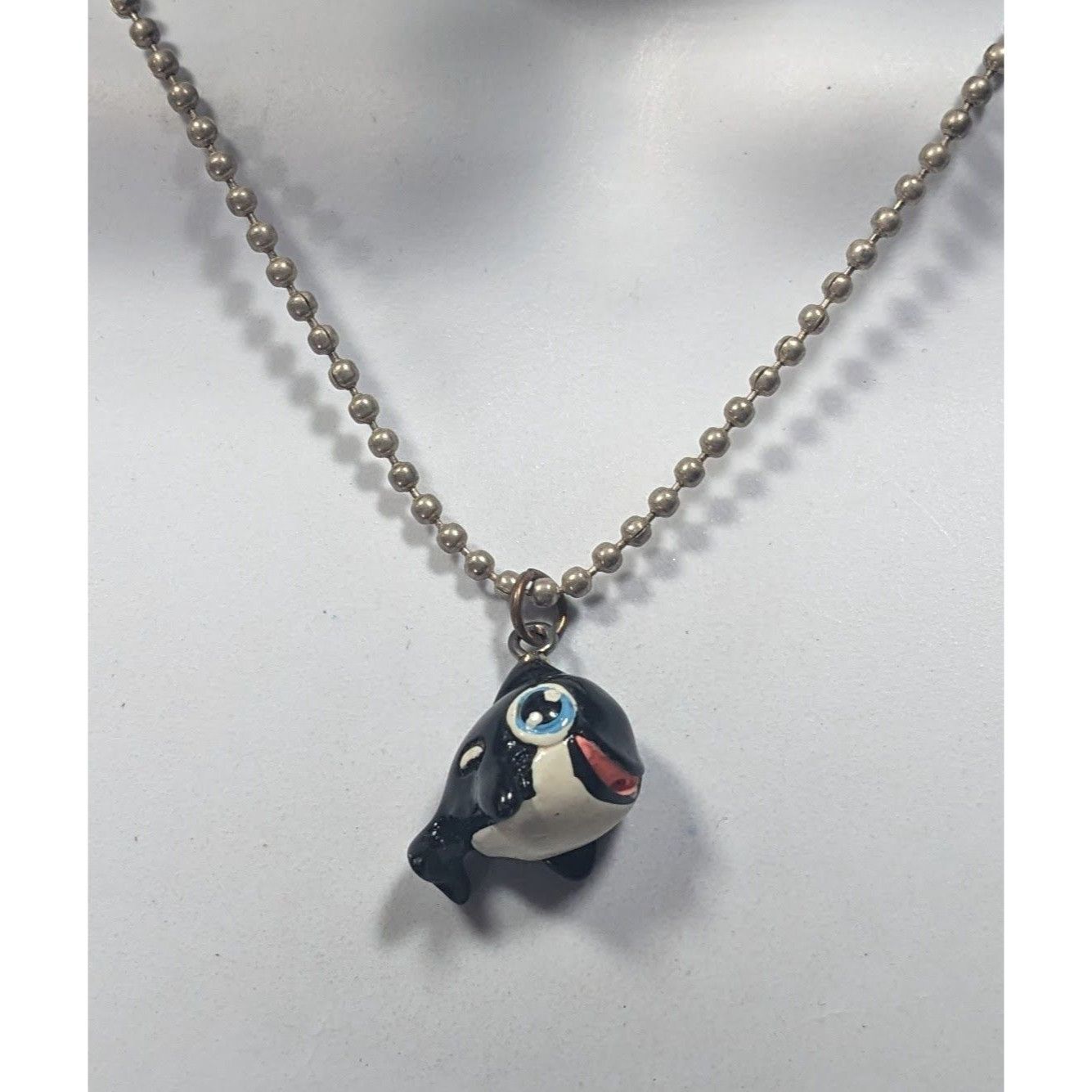 Other Ocean Themed Baby Orca Whale Pendant Necklace Size ONE SIZE - 6 Thumbnail