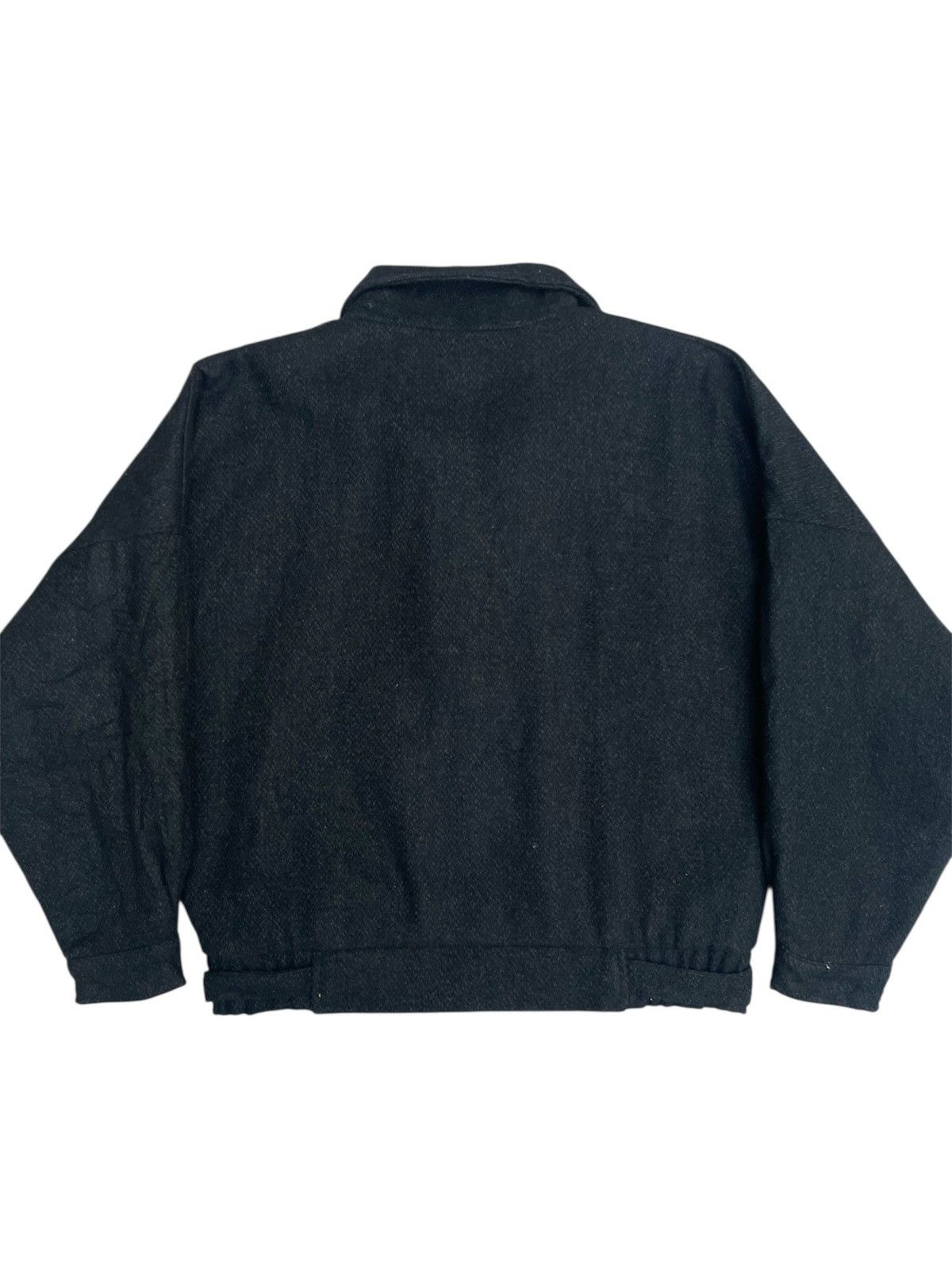 Issey Miyake Vintage Bernard Vise Sculpted Wool Bomber Miyake-Inspired Size US M / EU 48-50 / 2 - 2 Thumbnail