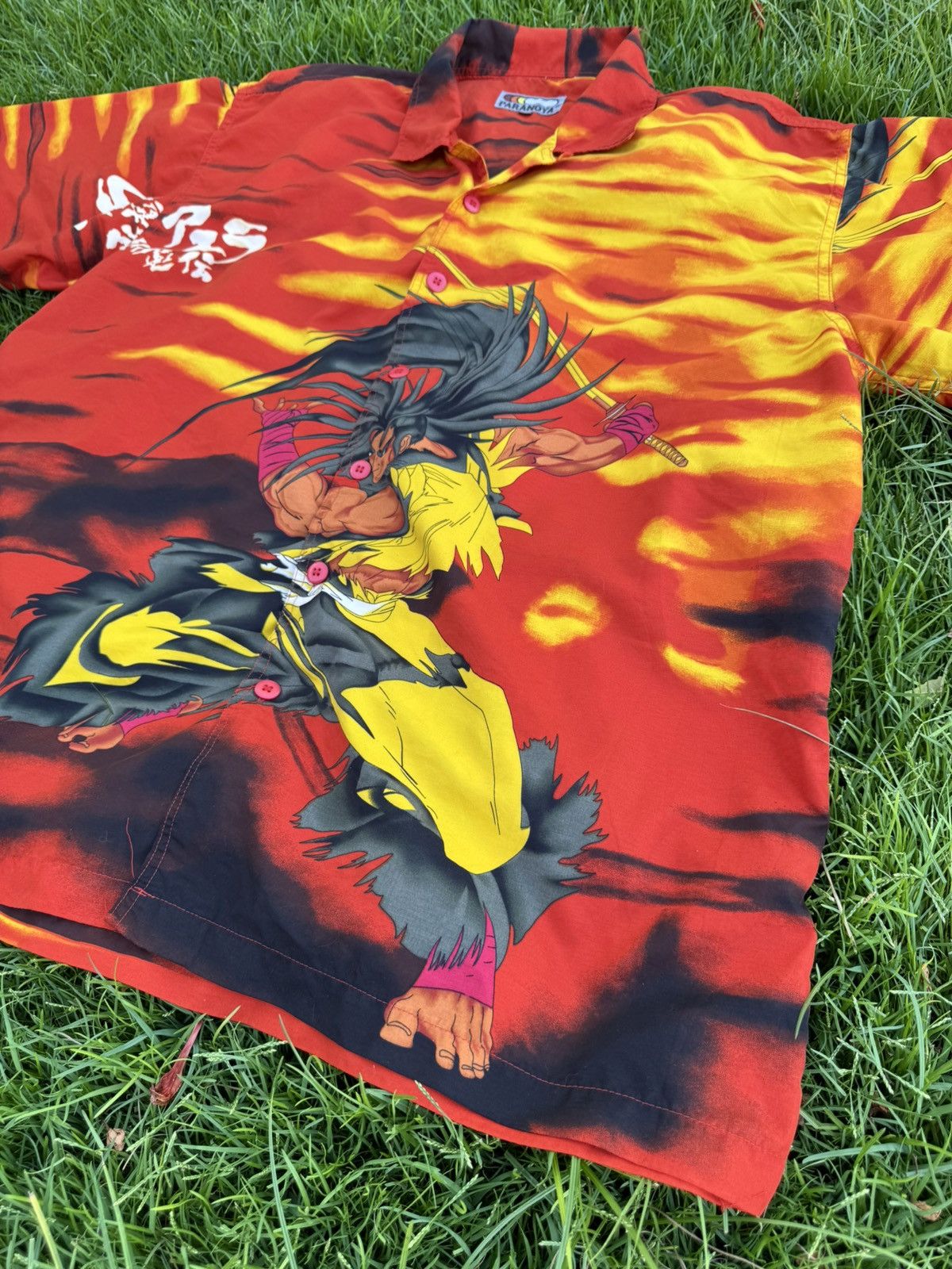 Vintage vintage 1990s anime-themed button-up shirt Size US XXL / EU 58 / 5 - 4 Thumbnail