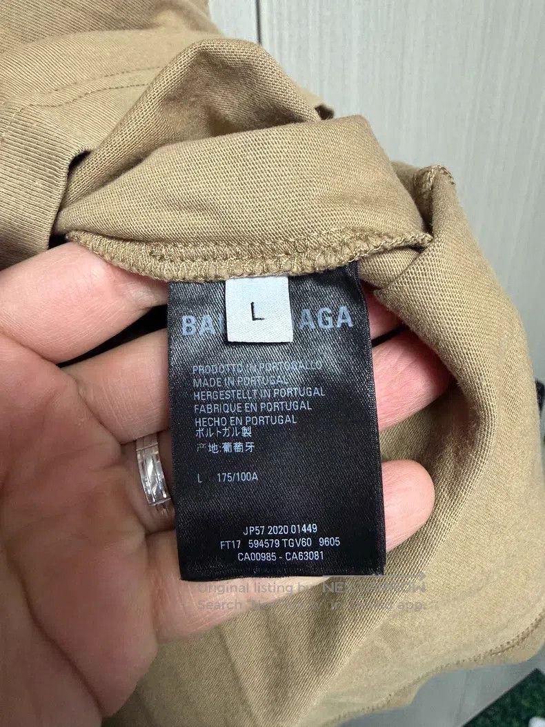 Balenciaga Balenciaga Wheat Ear BB Print Short Sleeve Size US L / EU 52-54 / 3 - 4 Thumbnail