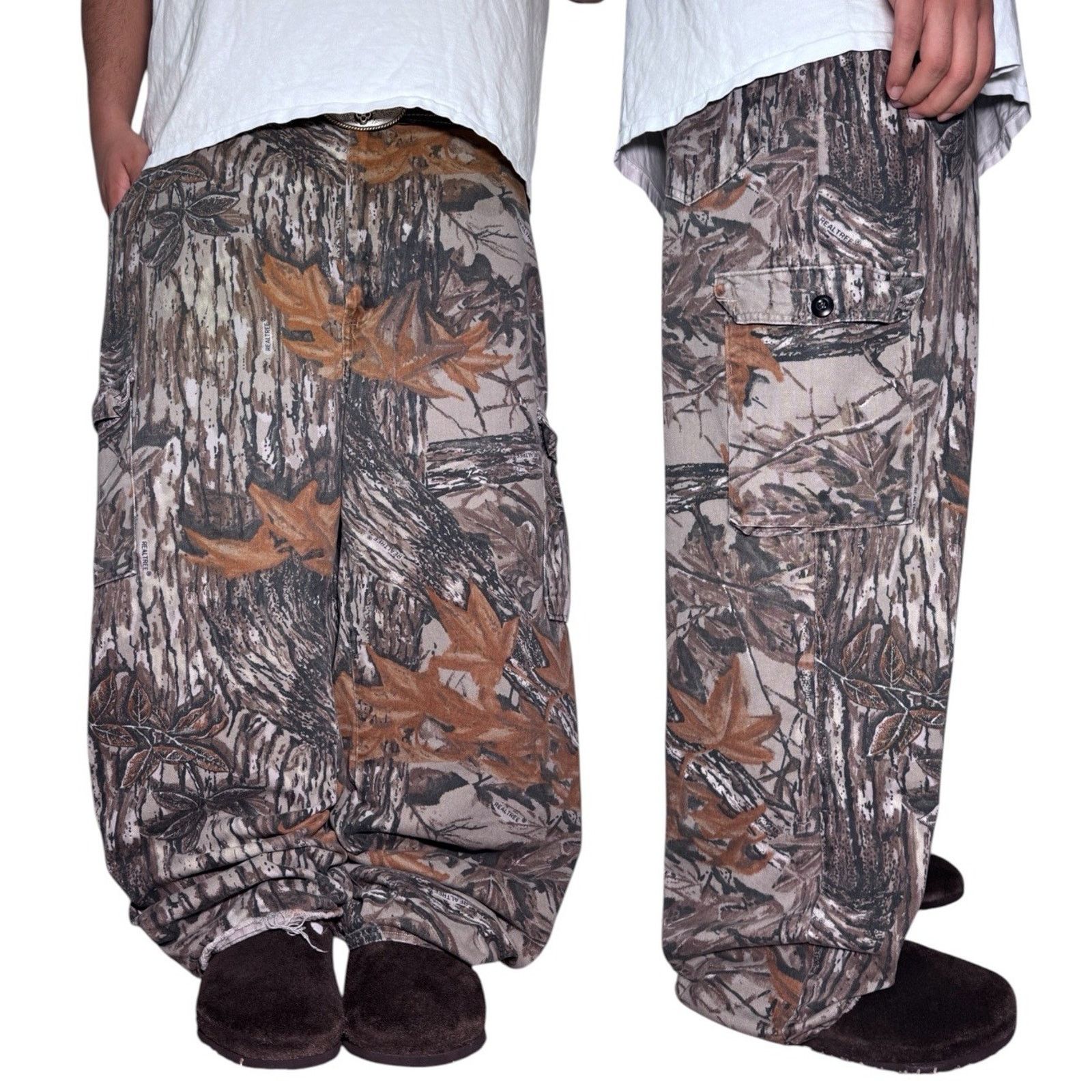 Realtree Y2k Camo BAGGY Fit Mens jeans 44x28 Wide Leg Type Realtree Size US 44 / EU 60 - 1 Thumbnail