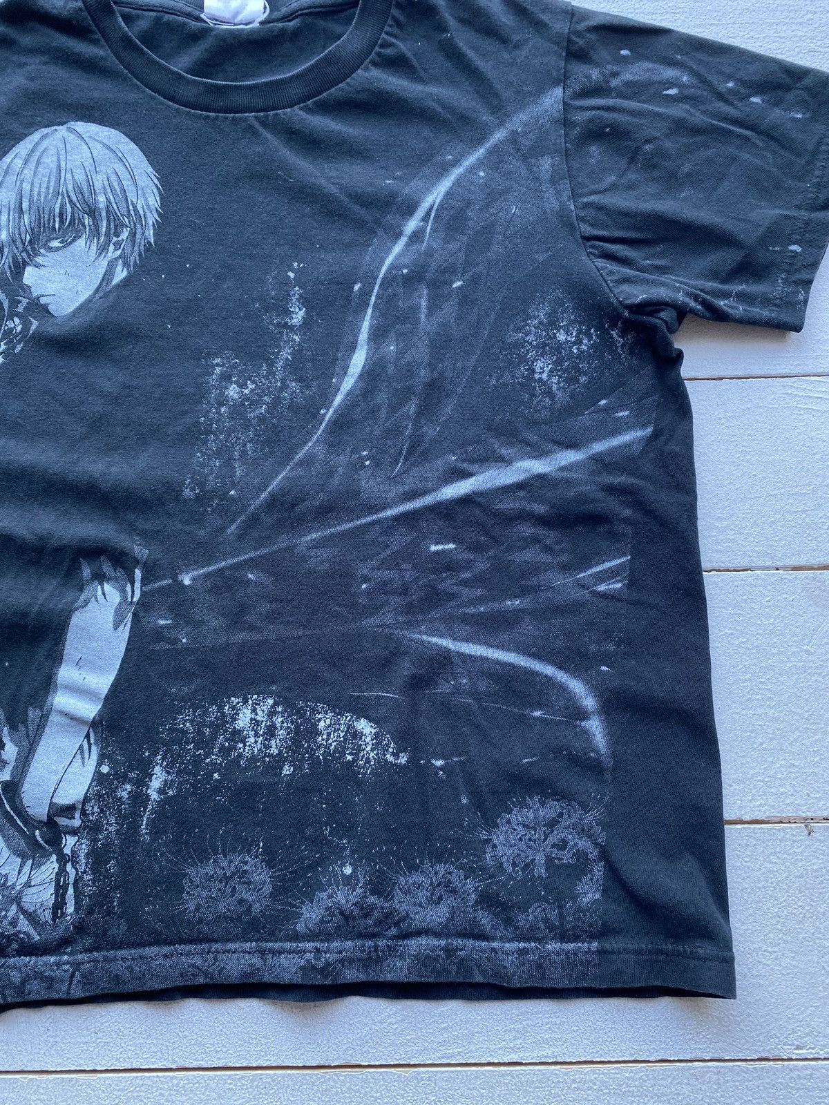 Cartoon Network × Japanese Brand × Vintage Vntg Tokyo Ghoul Kaneki Ken Graphic Tee Japanese Medium Size US M / EU 48-50 / 2 - 4 Thumbnail