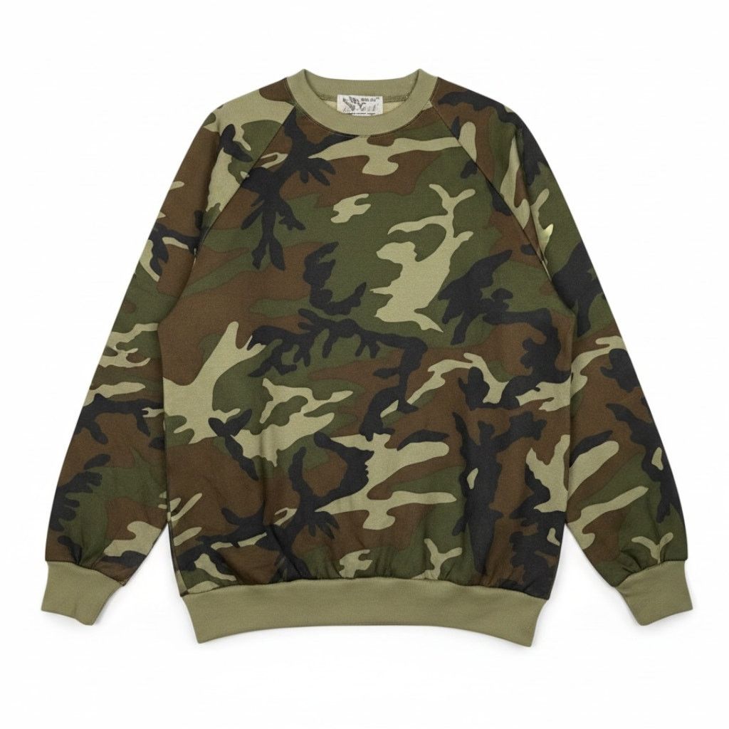 Other Vintage 90s Duck Bay Men's XL Dark Green Camo Crewneck NWT Size US XL / EU 56 / 4 - 1 Thumbnail