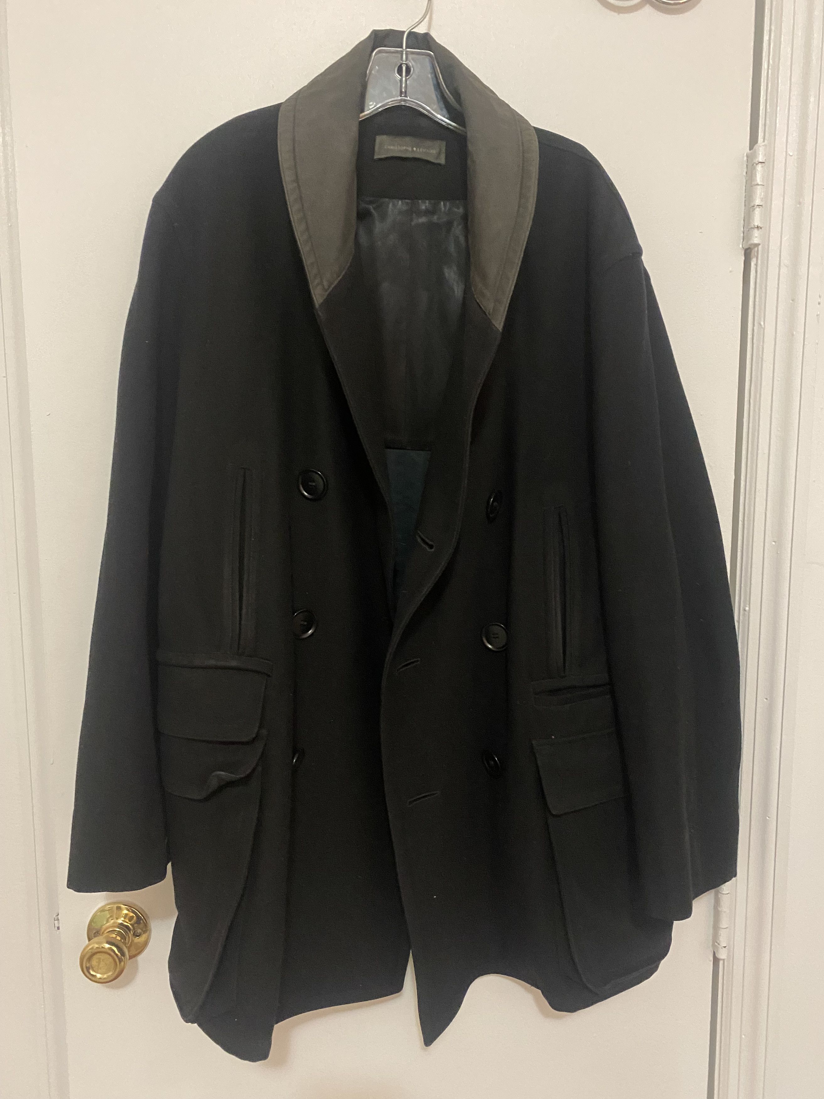image of Christophe Lemaire Jacket in Dark Blue, Men's (Size Large)