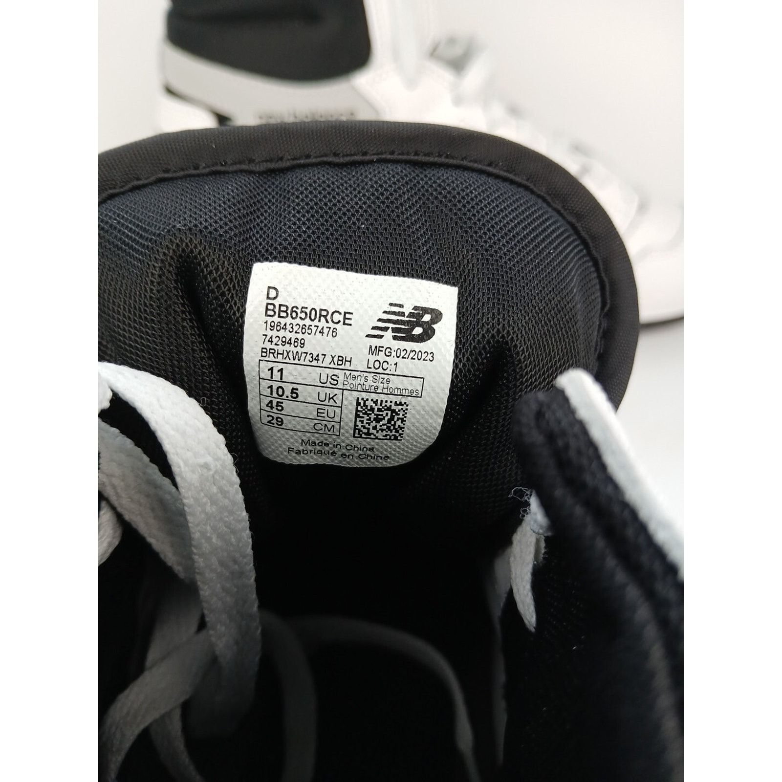 New Balance New Balance 650R Lifestyle White / BLK Shoes Men's Sz 11 Size US 11 / EU 44 - 22 Thumbnail