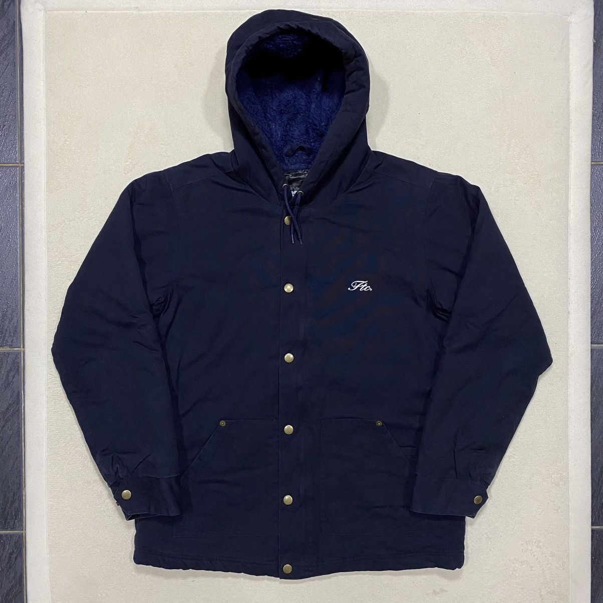 FTC × Japanese Brand FTC Small Embroidered Logo Sherpa Lined Jacket Size US M / EU 48-50 / 2 - 1 Thumbnail