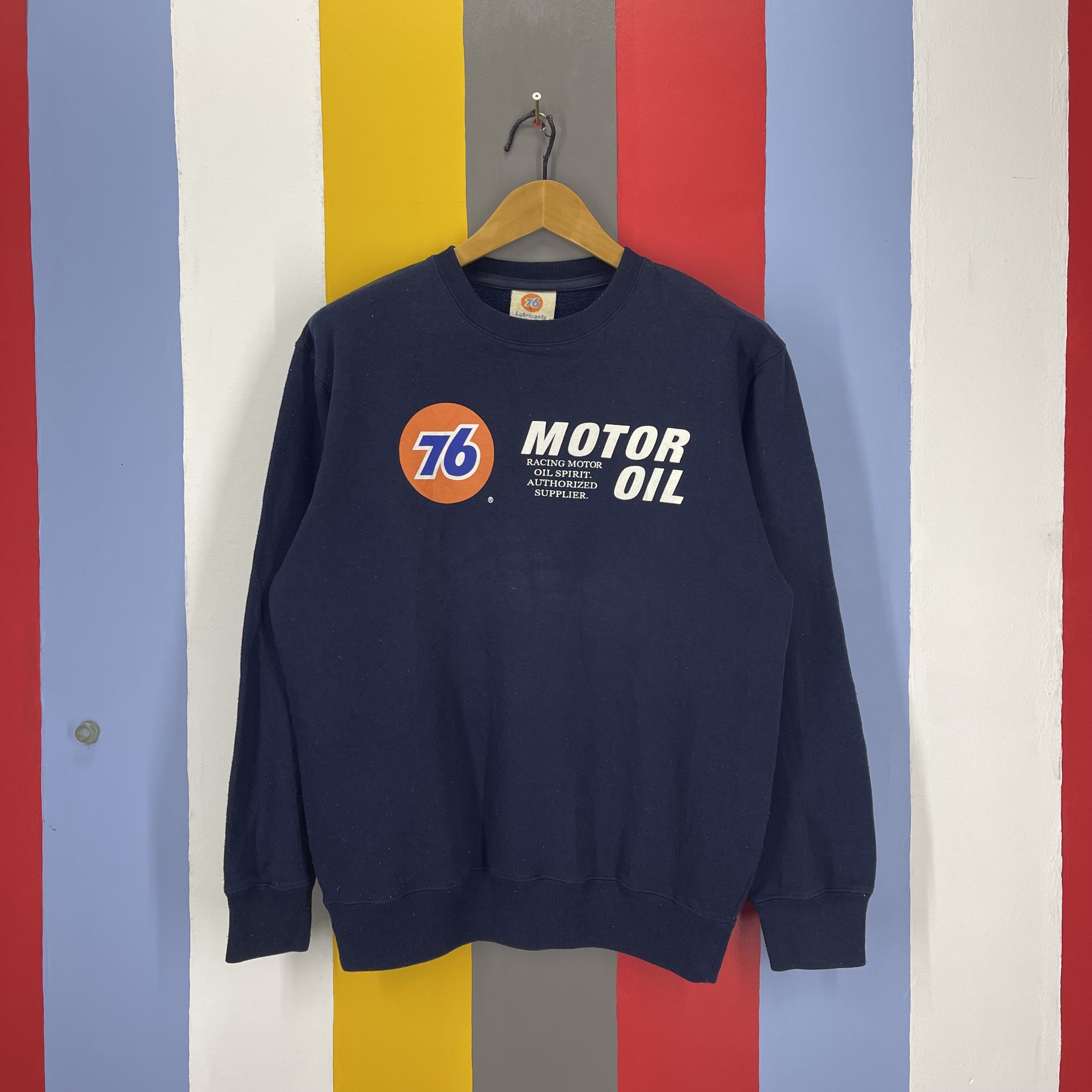 Other 76 LUBRICANTS Crew Neck Sweatshirt #1979/13 Size US L / EU 52-54 / 3 - 3 Thumbnail
