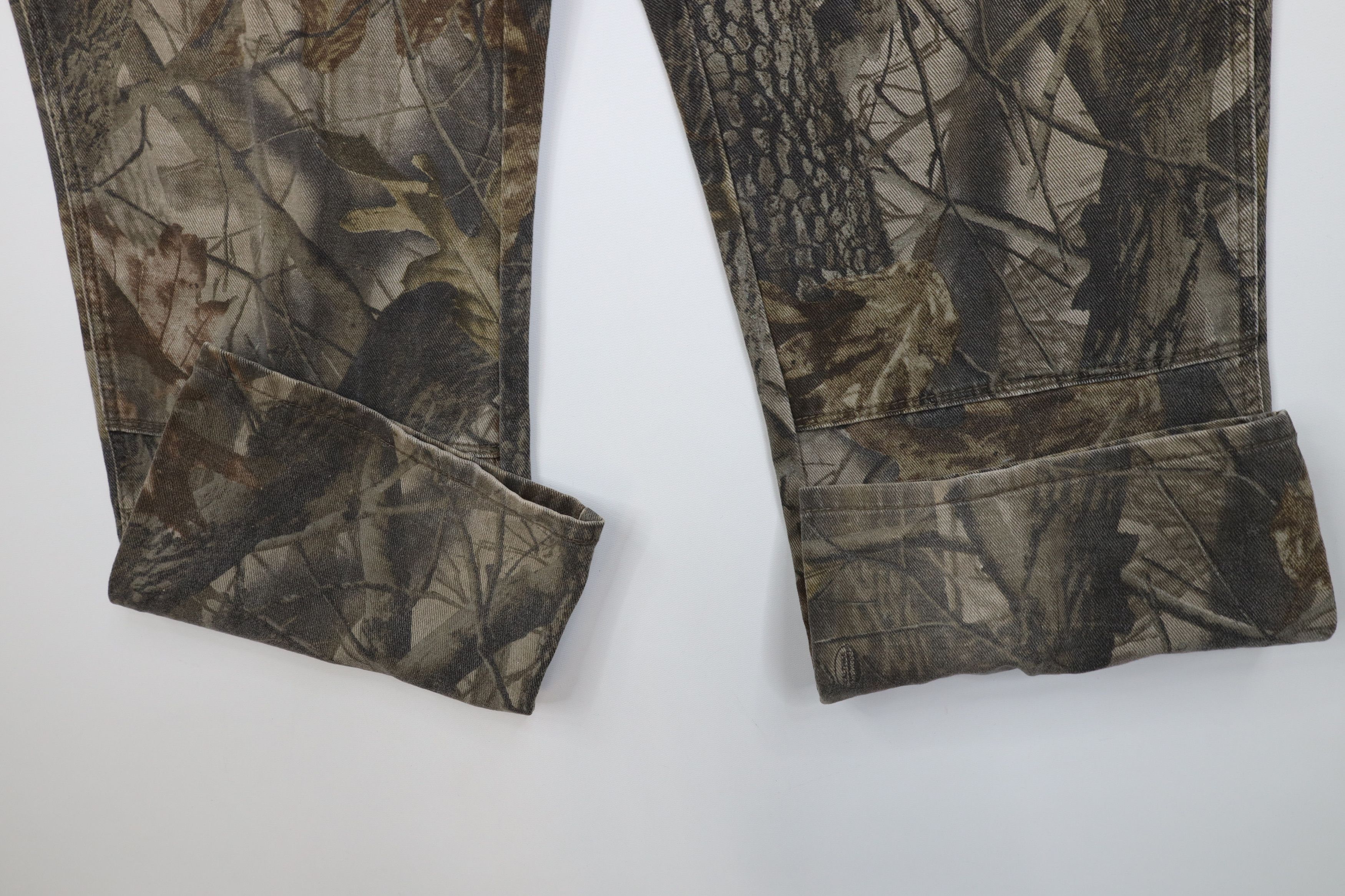 Vintage Vintage 90s Y2K Streetwear Camouflage Double Wide Leg Jeans Size US 38 / EU 54 - 5 Thumbnail