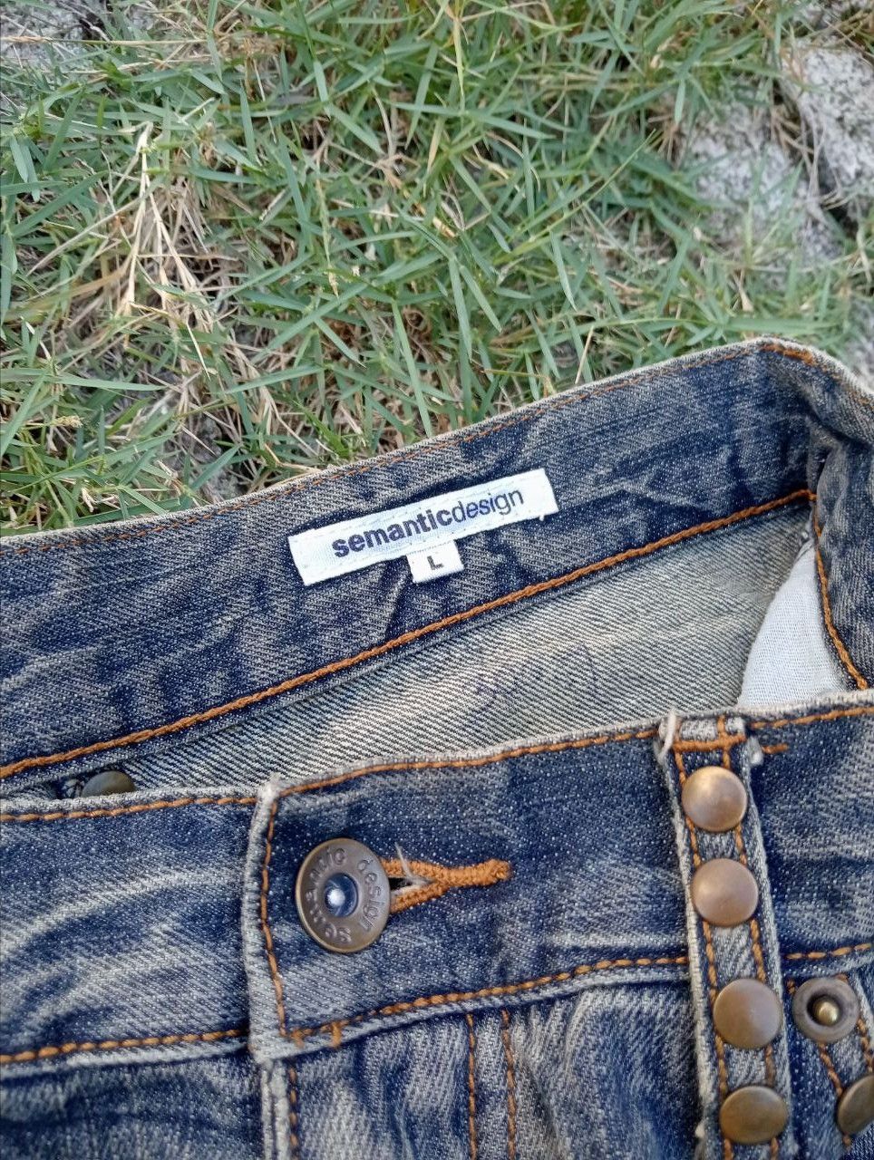 semanticdesign Vintage Semantic Design Japan Studded Bootcut Jeans Size US 32 / EU 48 - 3 Thumbnail