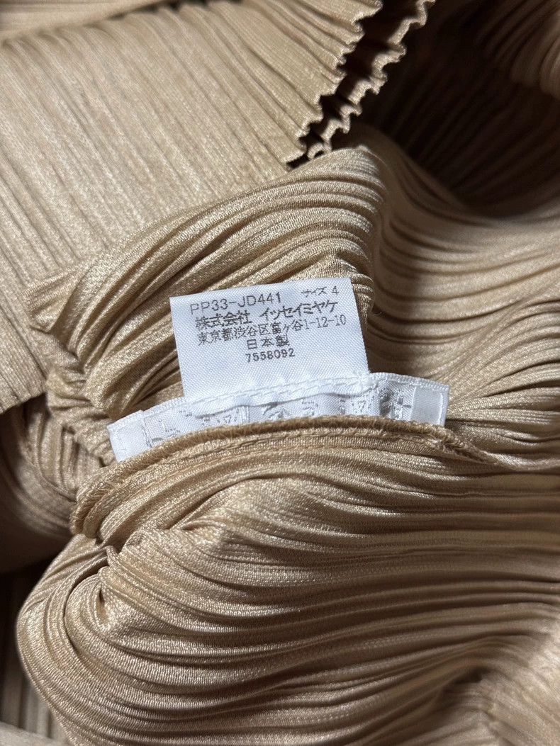 Issey Miyake Issey Miyake size:4 Beige pleated jacket Size XS / US 0-2 / IT 36-38 - 6 Thumbnail