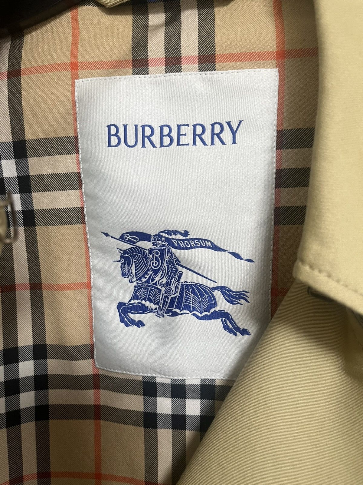 Burberry Prorsum Burberry Men’s Mid-Length Gabardine Trench Coat Sz 48 Size US M / EU 48-50 / 2 - 3 Thumbnail