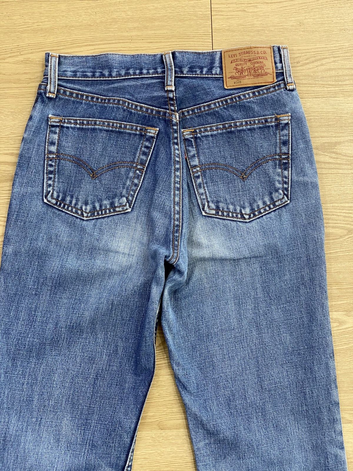 Levi's Levis Brand Acid Blue Wash Style Loose Jeans Size US 27 - 4 Thumbnail