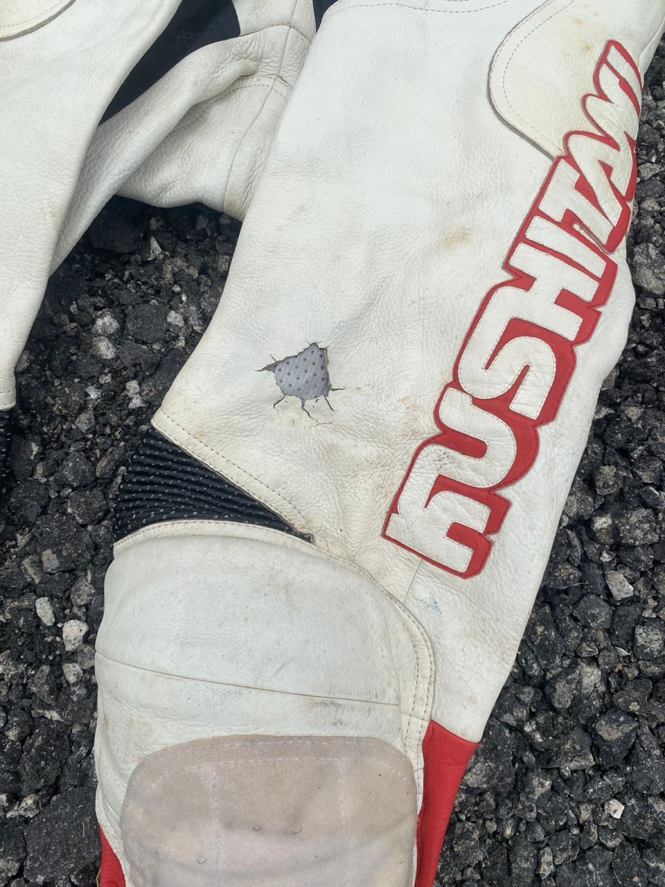 Japanese Brand × Sports Specialties × Vintage Vintage Kushitani leather coverall racing bike Size US 34 / EU 50 - 12 Thumbnail