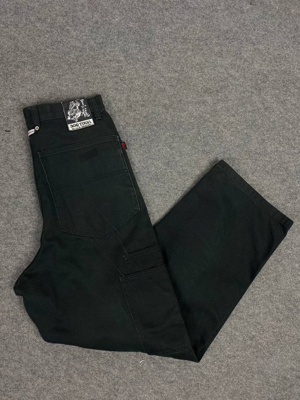 image of Dogtown Black Dragon Skateboards Baggy Denim Nice Design, Men's (Size 32)
