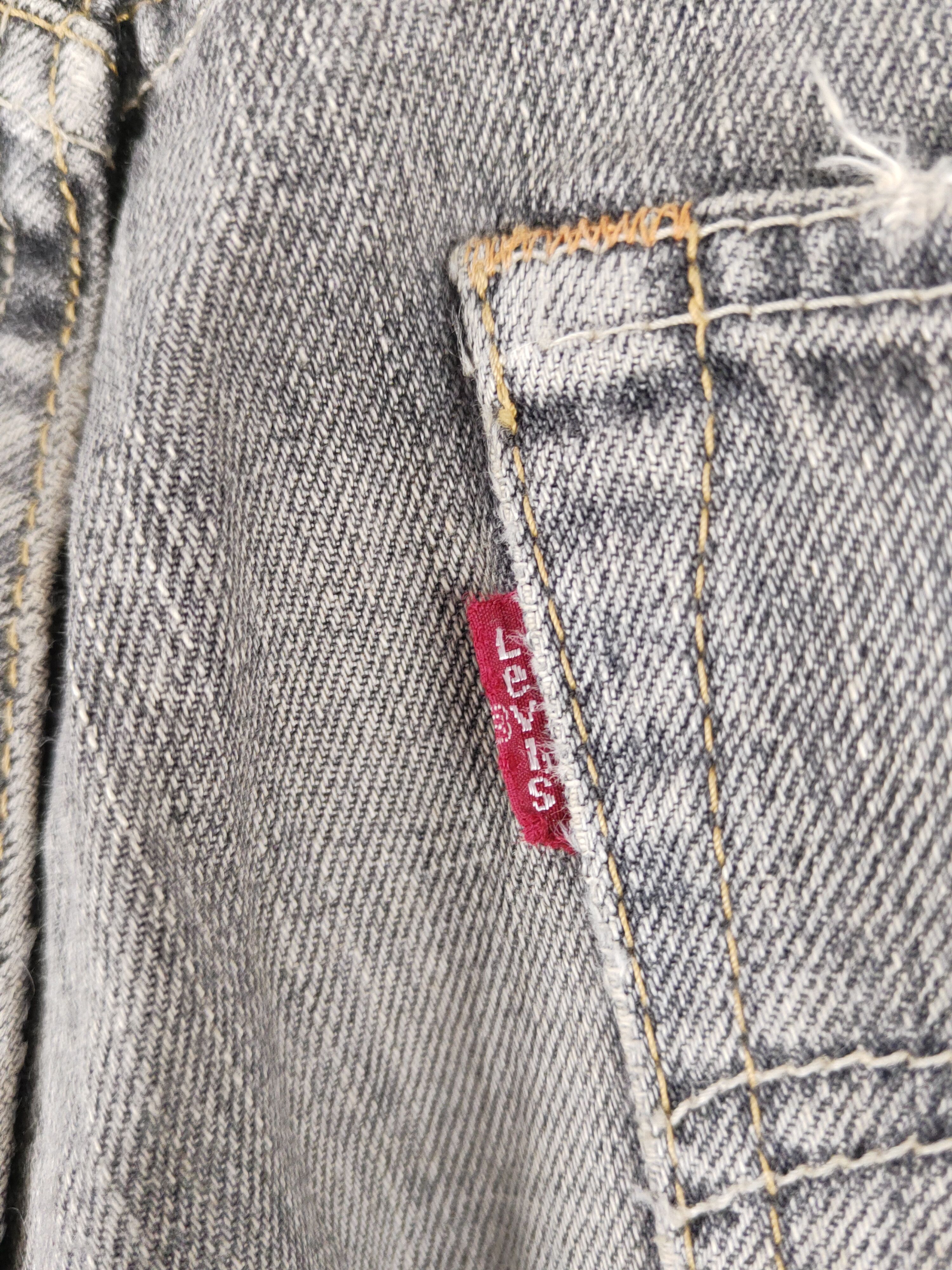 Levi's 503 Levi's Black Faded Distressed Ripped Jeans #W1391 Size US 29 - 10 Thumbnail