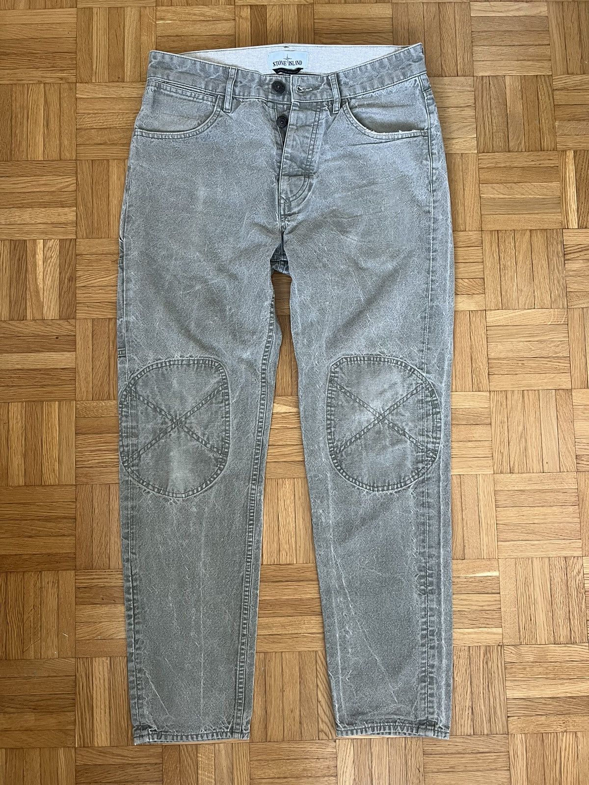 Stone Island Stone Island PANAMA PLACCATO RE-T Double knee Size US 29 - 1 Thumbnail