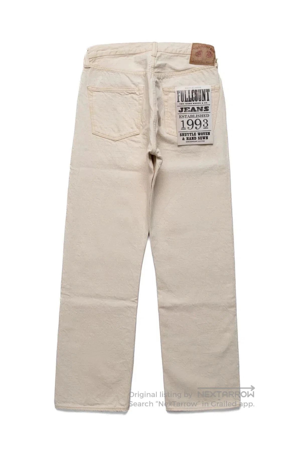 Full Count & Co. Fullcount High-Waist Loose Fit Jeans. Size US 35 - 5 Thumbnail