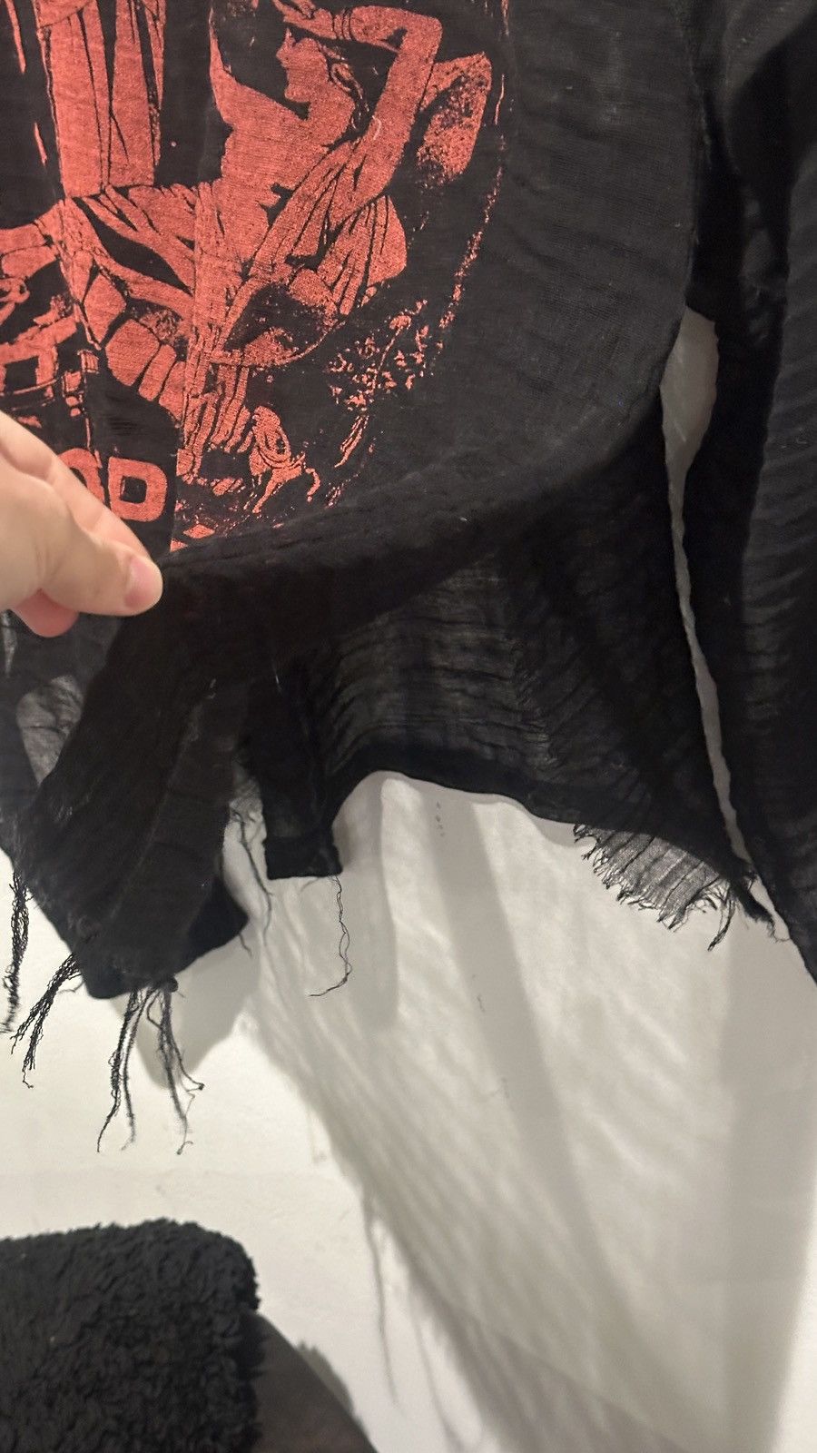Enfants Riches Deprimes ERD DUNKED DOROTHY LONG SLEEVE, SHREDDED AND THRASHED Size US M / EU 48-50 / 2 - 6 Thumbnail