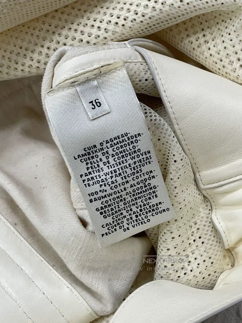 Hermes Hermes White Lace-Up Patchwork Leather Vest Dress, Sleevel Size XXS / US 00 / IT 34 - 5 Thumbnail