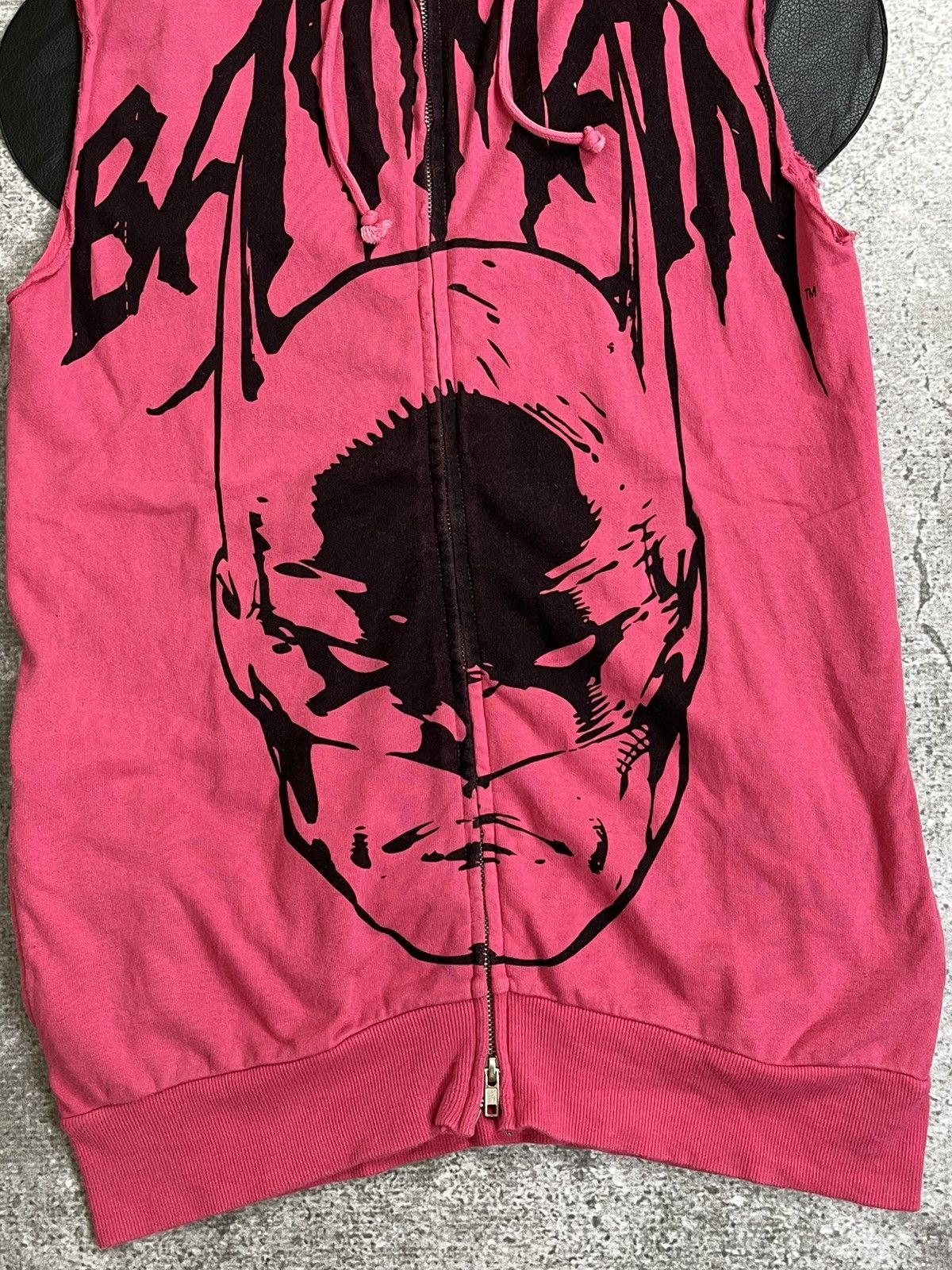 If Six Was Nine Gladnews Batman Leather Patch Zip Hoodie Size US M / EU 48-50 / 2 - 4 Thumbnail