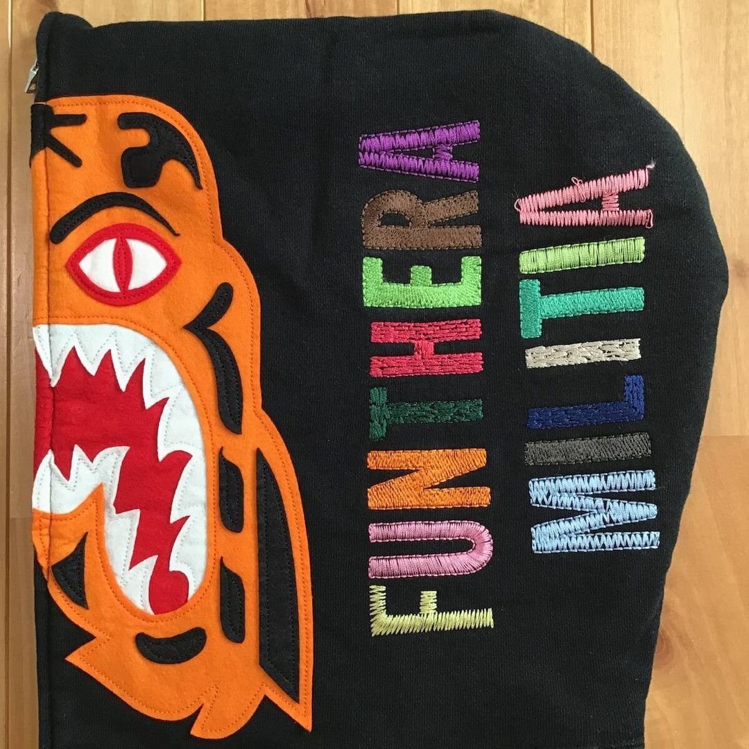 Bape BAPE Tiger full zip hoodie black a bathing ape NIGO Size US L / EU 52-54 / 3 - 4 Thumbnail