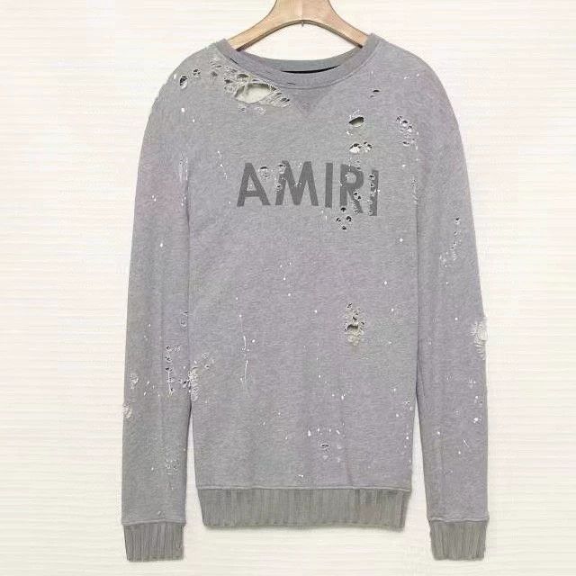 Other Amiri Bullet hole erosion letter logo round-neck sweatshir Size US XL / EU 56 / 4 - 1 Thumbnail